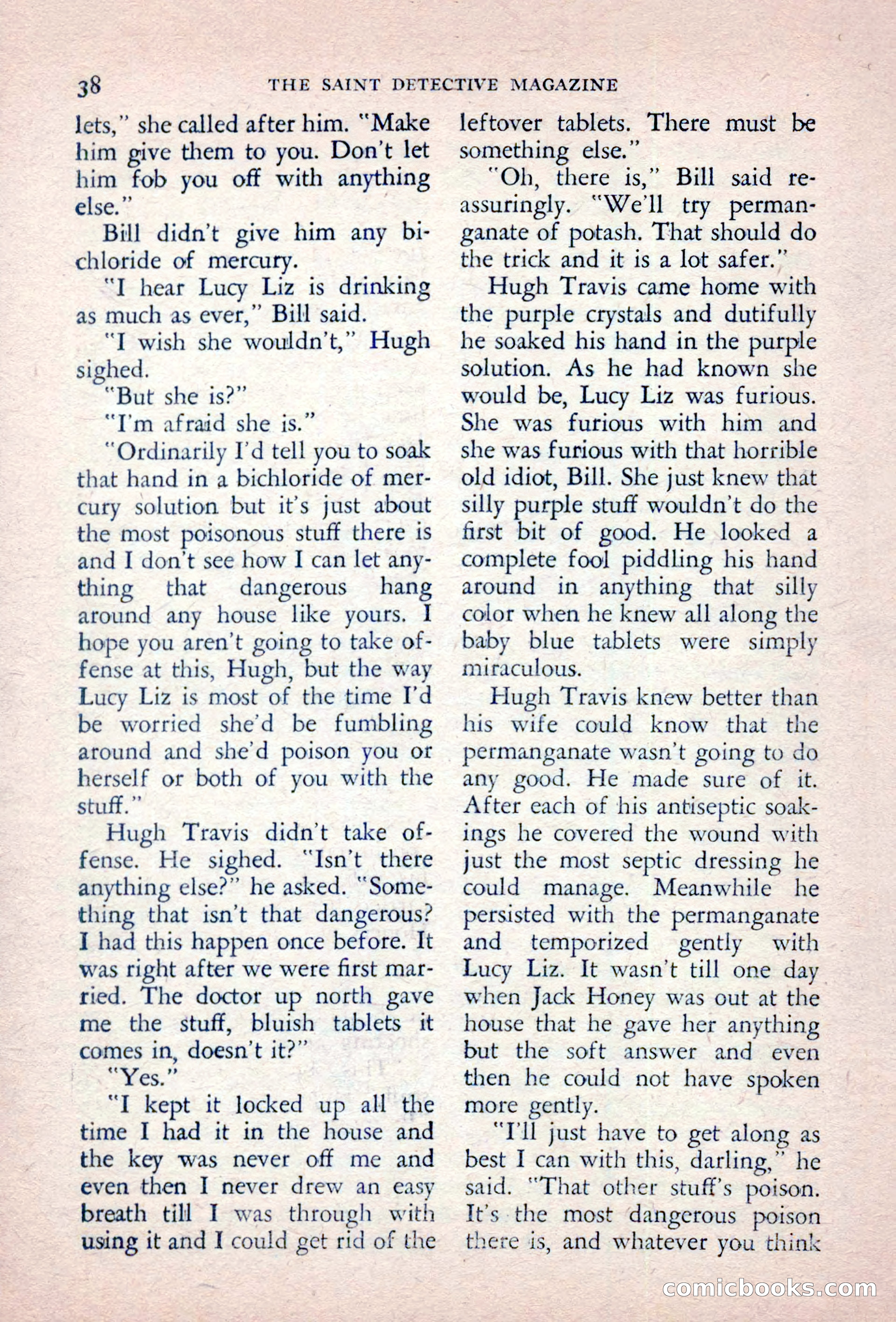 The Saint Detective Magazine, September 1957 — page 40 of 132