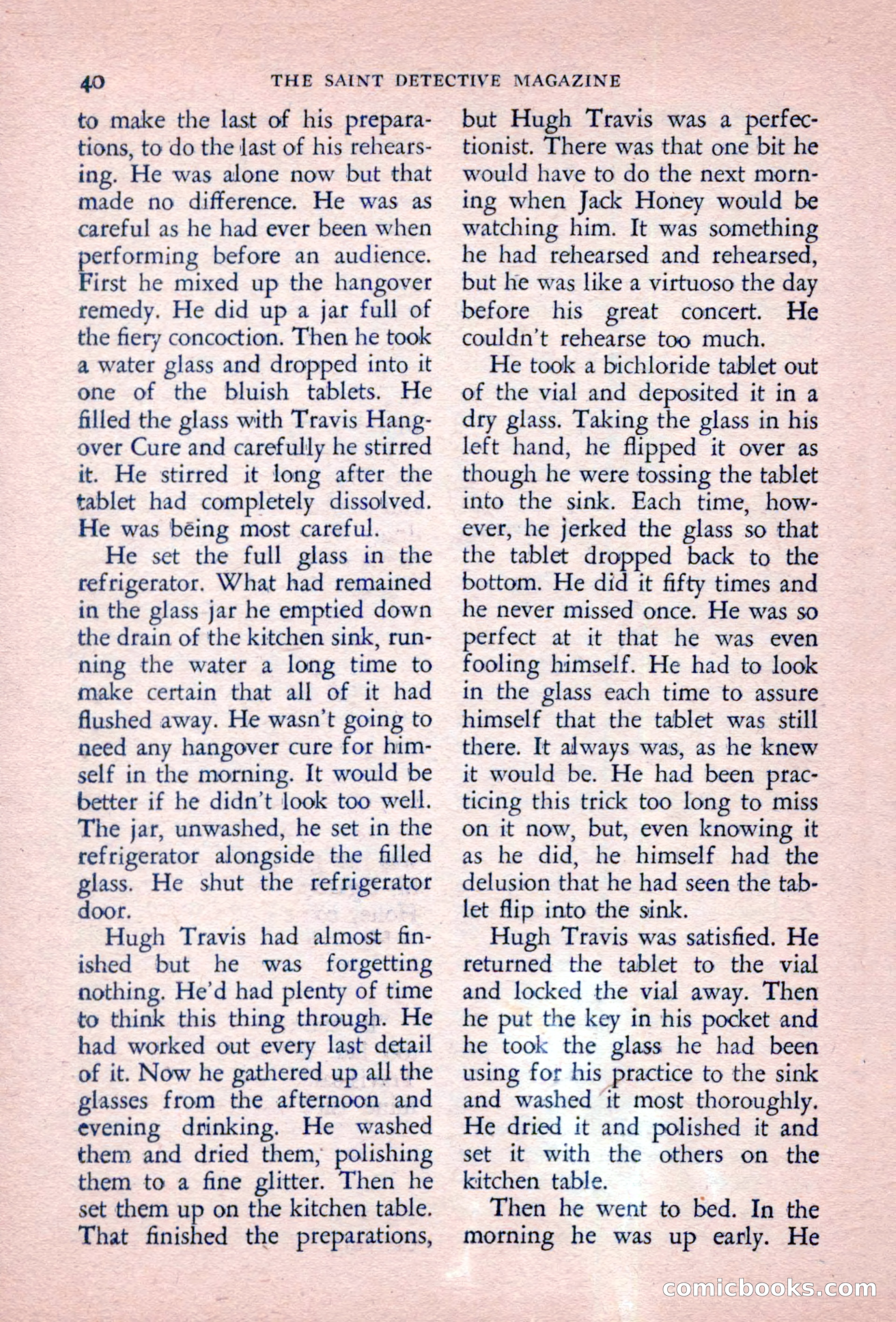 The Saint Detective Magazine, September 1957 — page 42 of 132