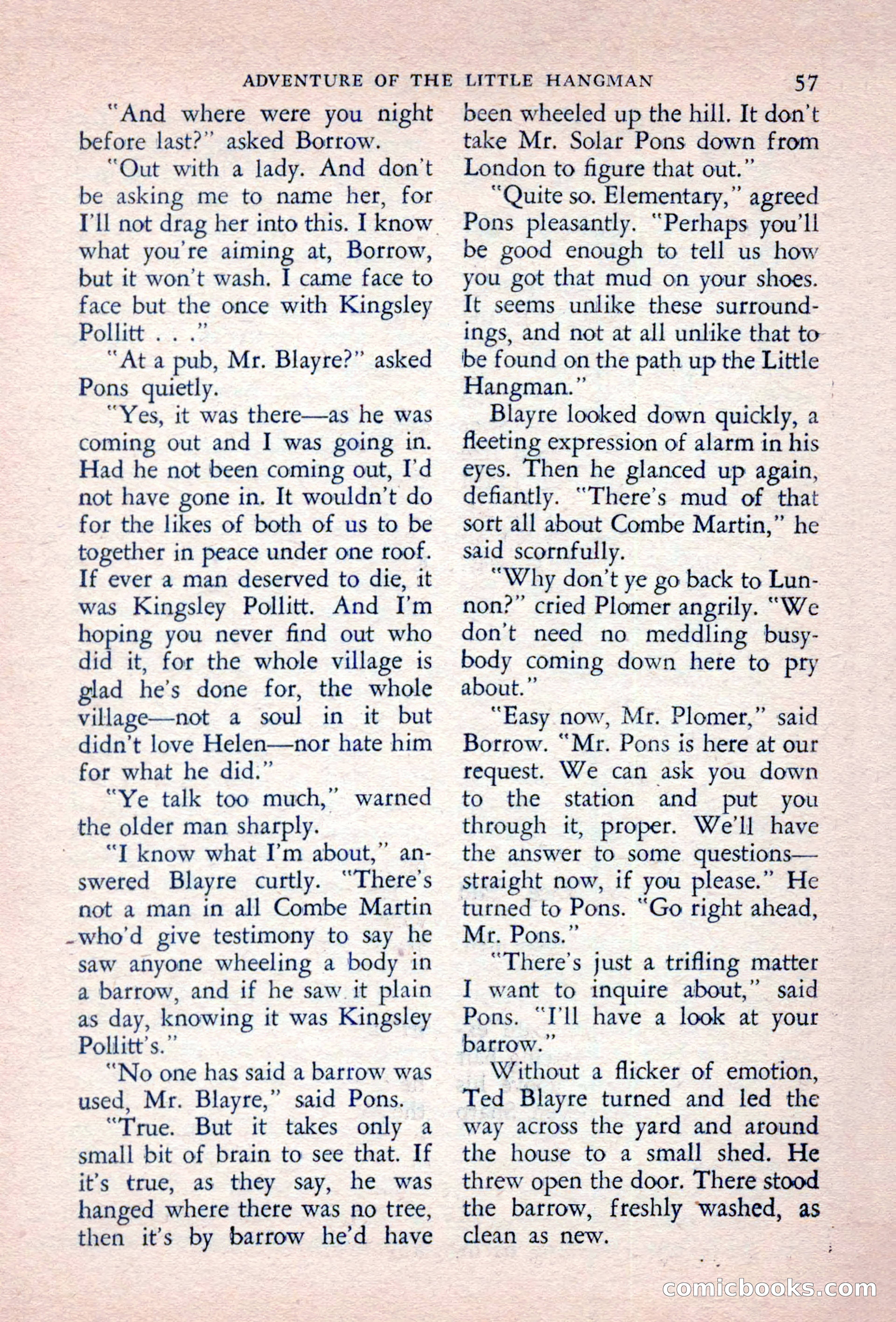 The Saint Detective Magazine, September 1957 — page 59 of 132