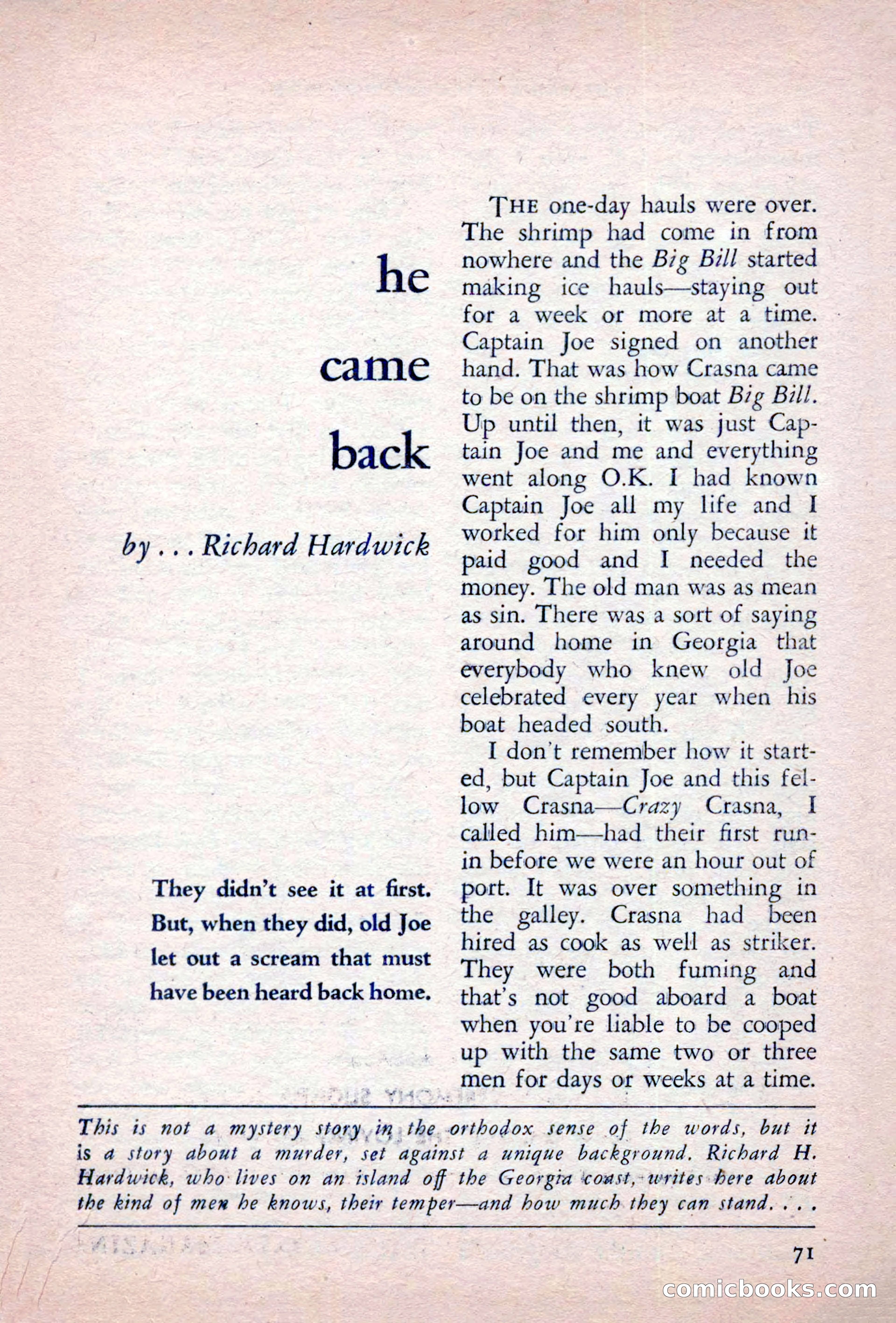 The Saint Detective Magazine, September 1957 — page 73 of 132