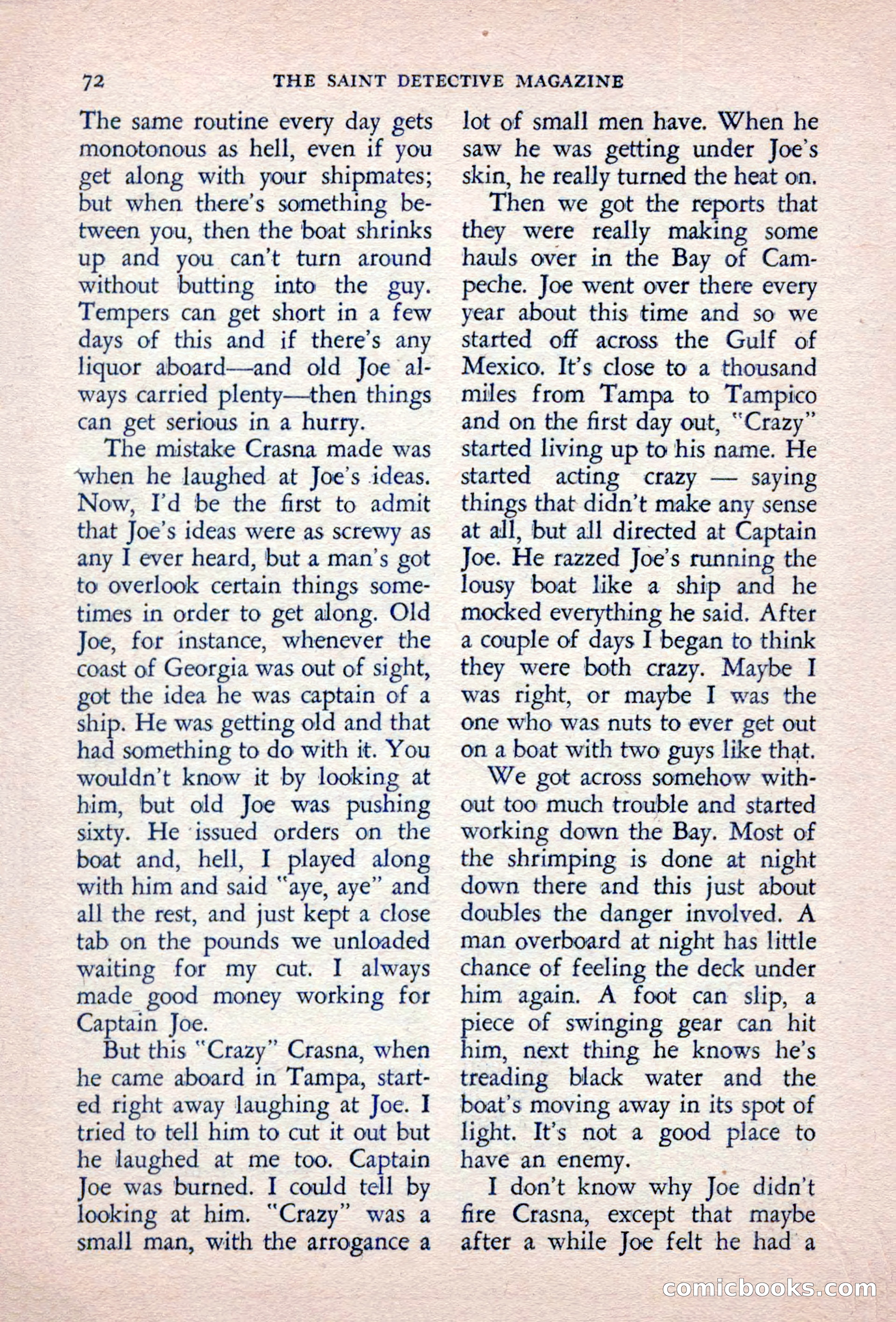The Saint Detective Magazine, September 1957 — page 74 of 132