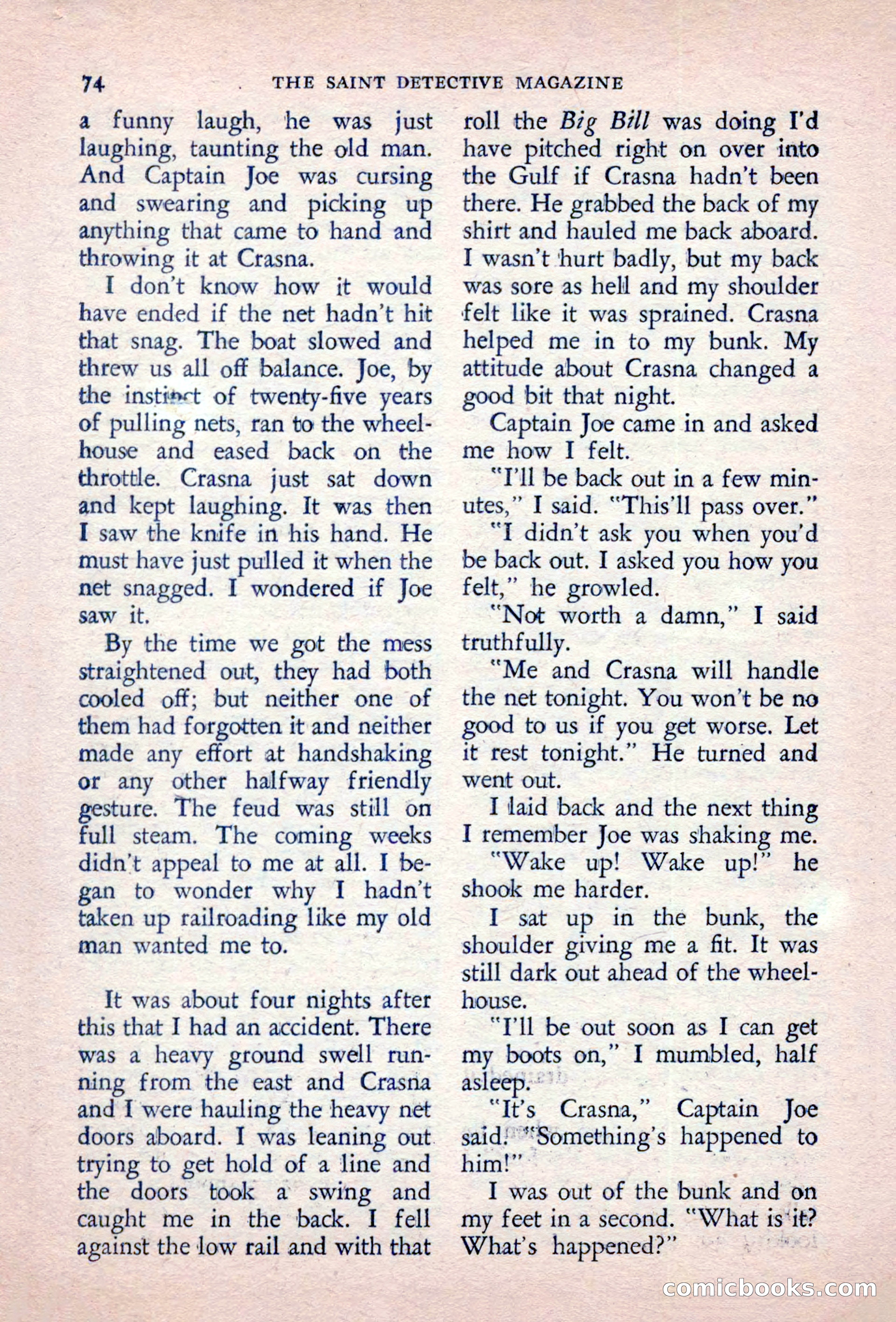The Saint Detective Magazine, September 1957 — page 76 of 132