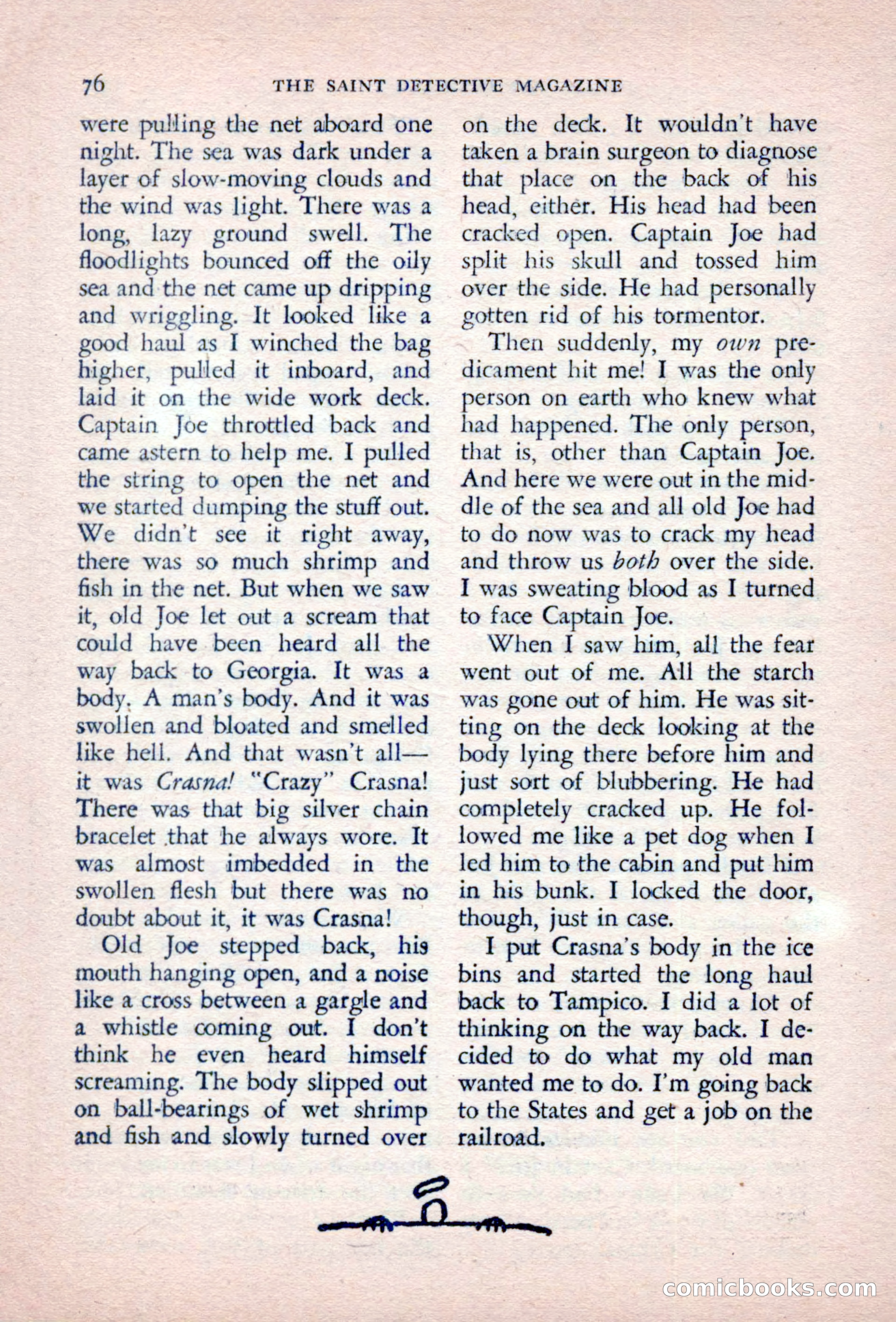 The Saint Detective Magazine, September 1957 — page 78 of 132