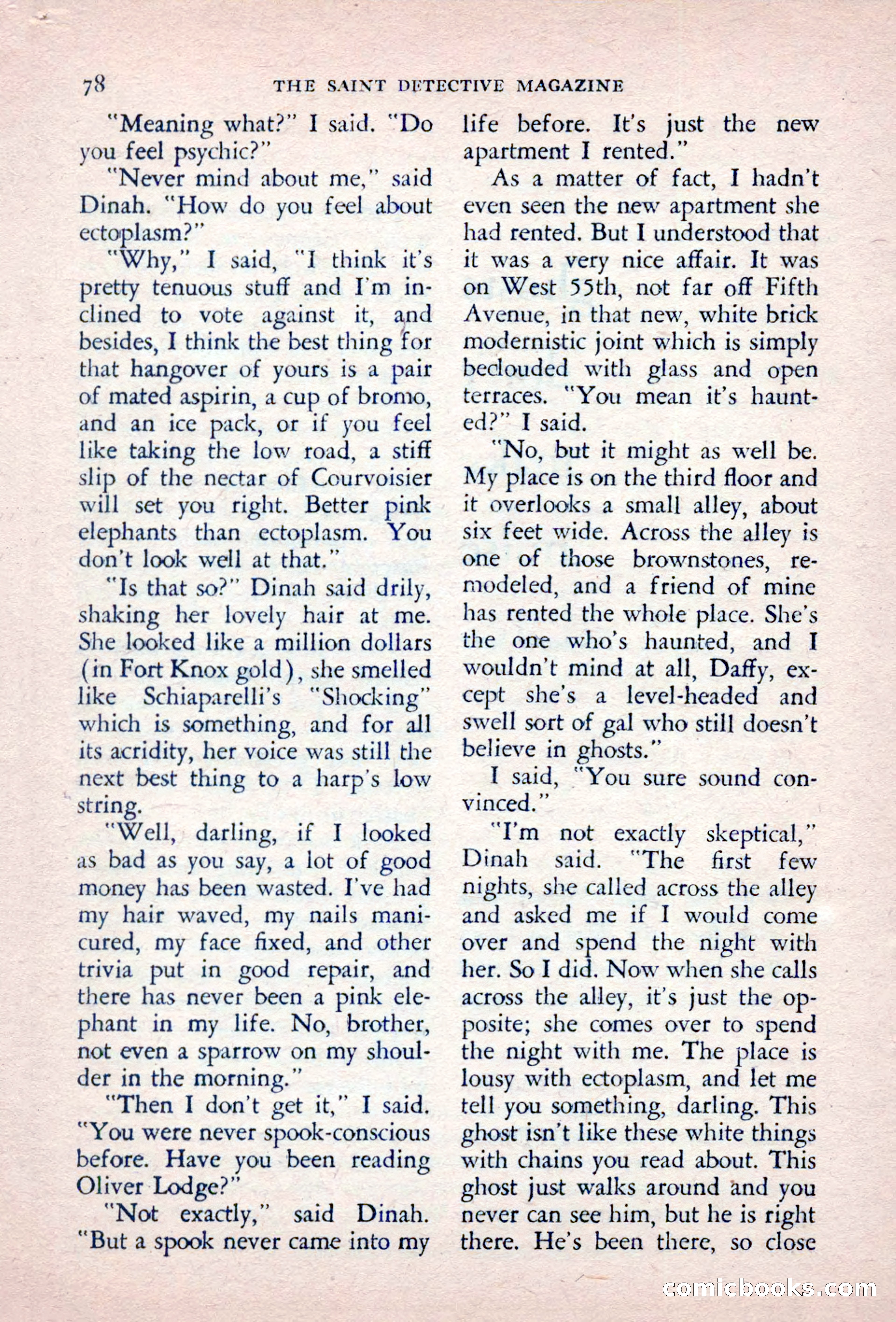 The Saint Detective Magazine, September 1957 — page 80 of 132