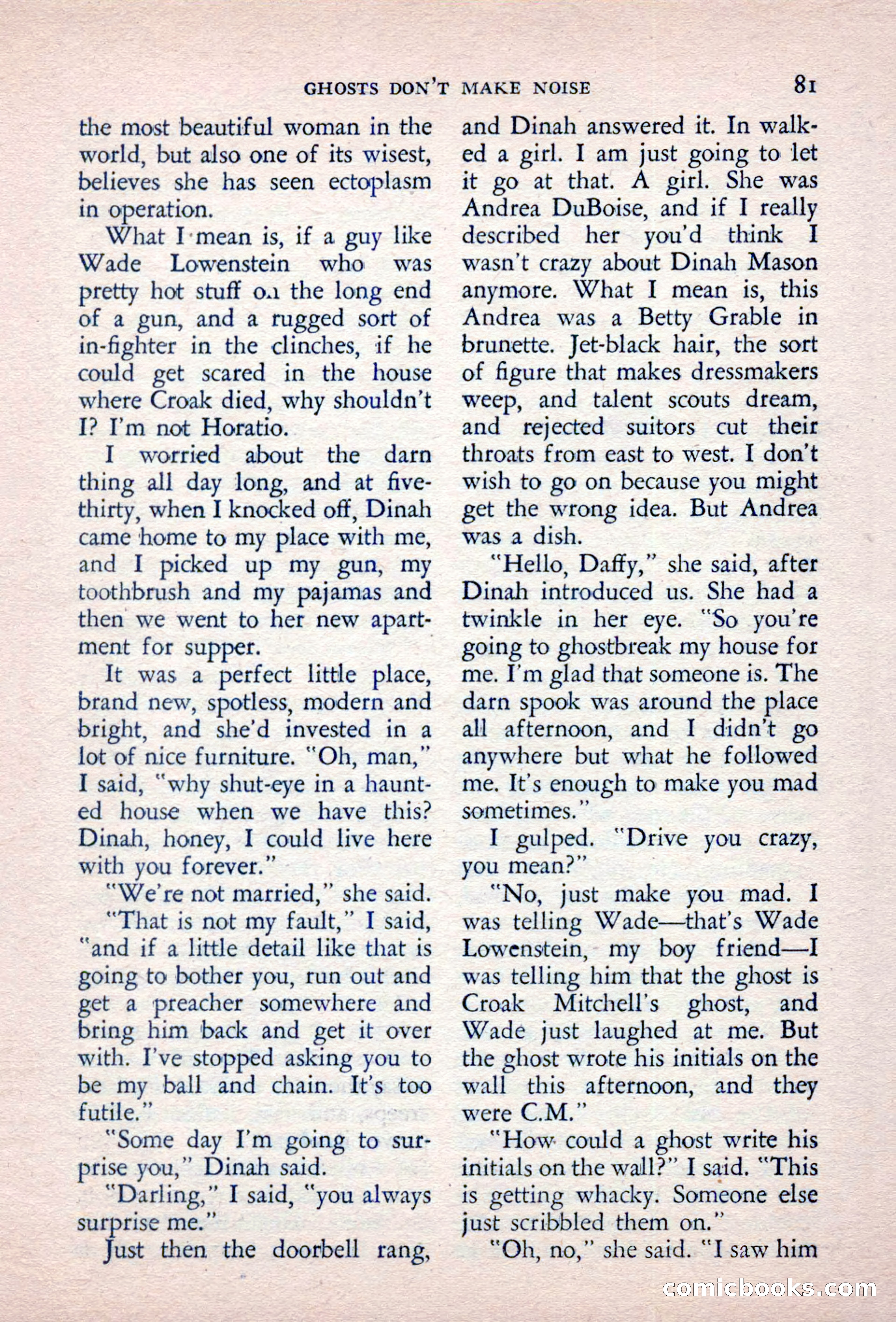The Saint Detective Magazine, September 1957 — page 83 of 132