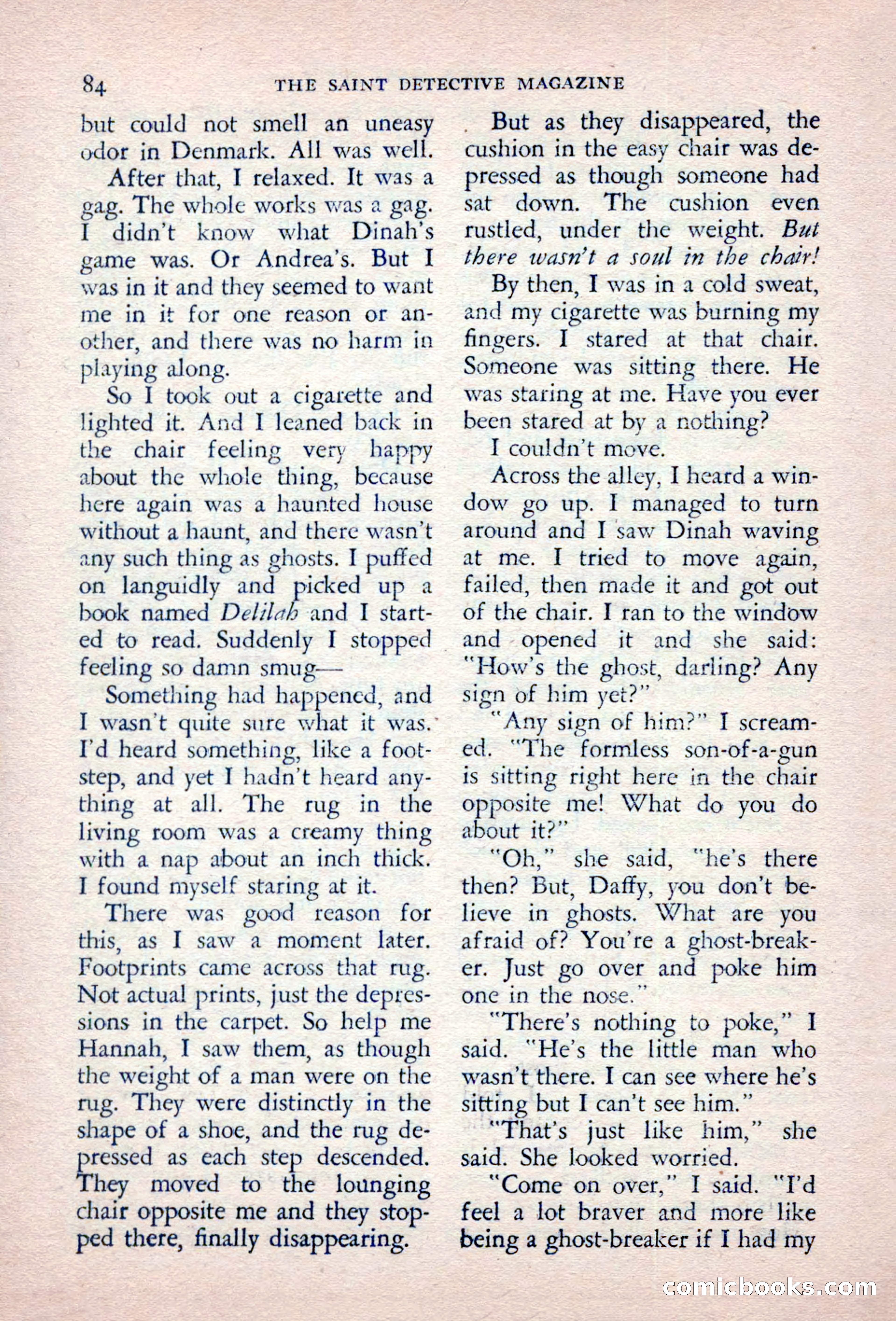 The Saint Detective Magazine, September 1957 — page 86 of 132