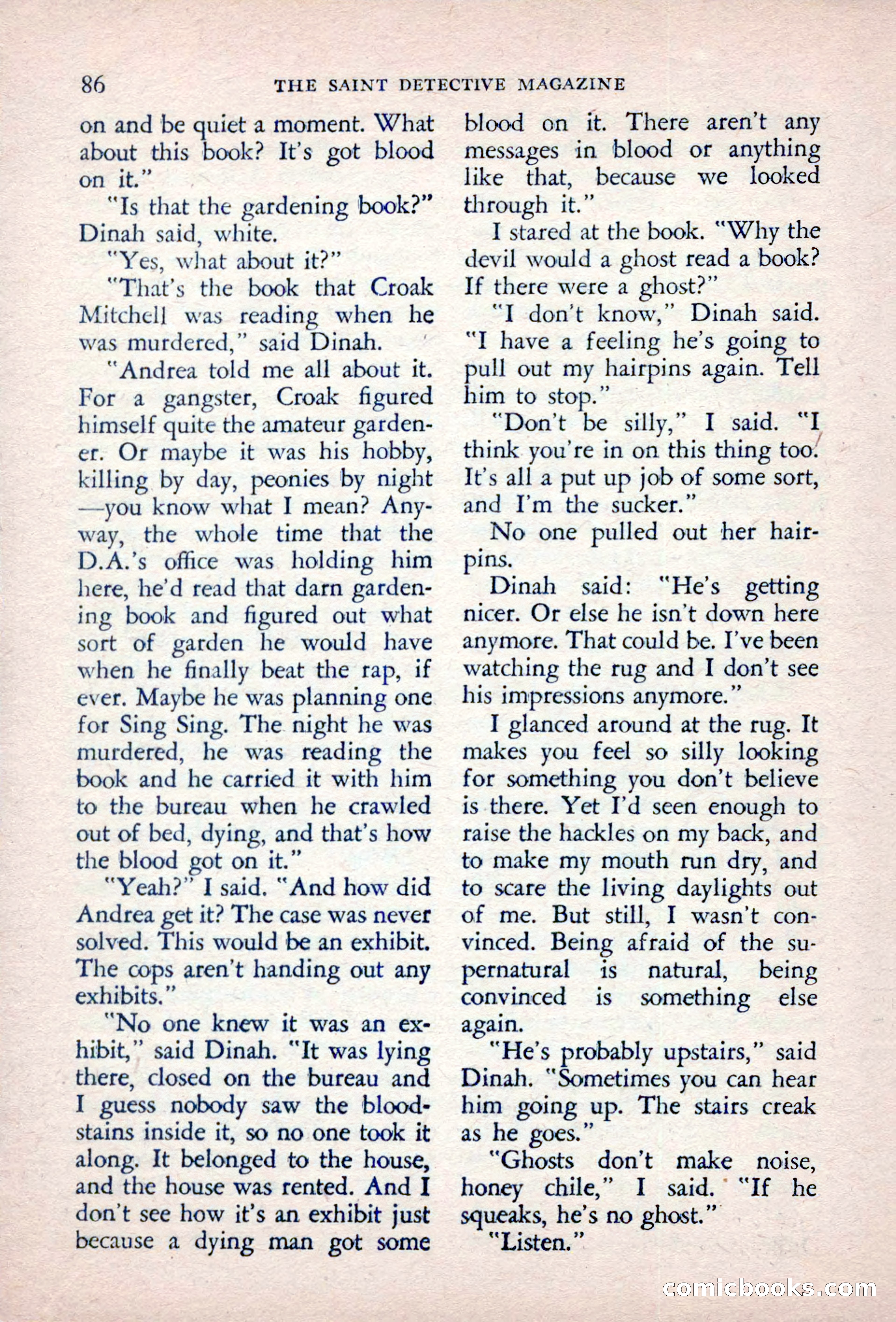 The Saint Detective Magazine, September 1957 — page 88 of 132