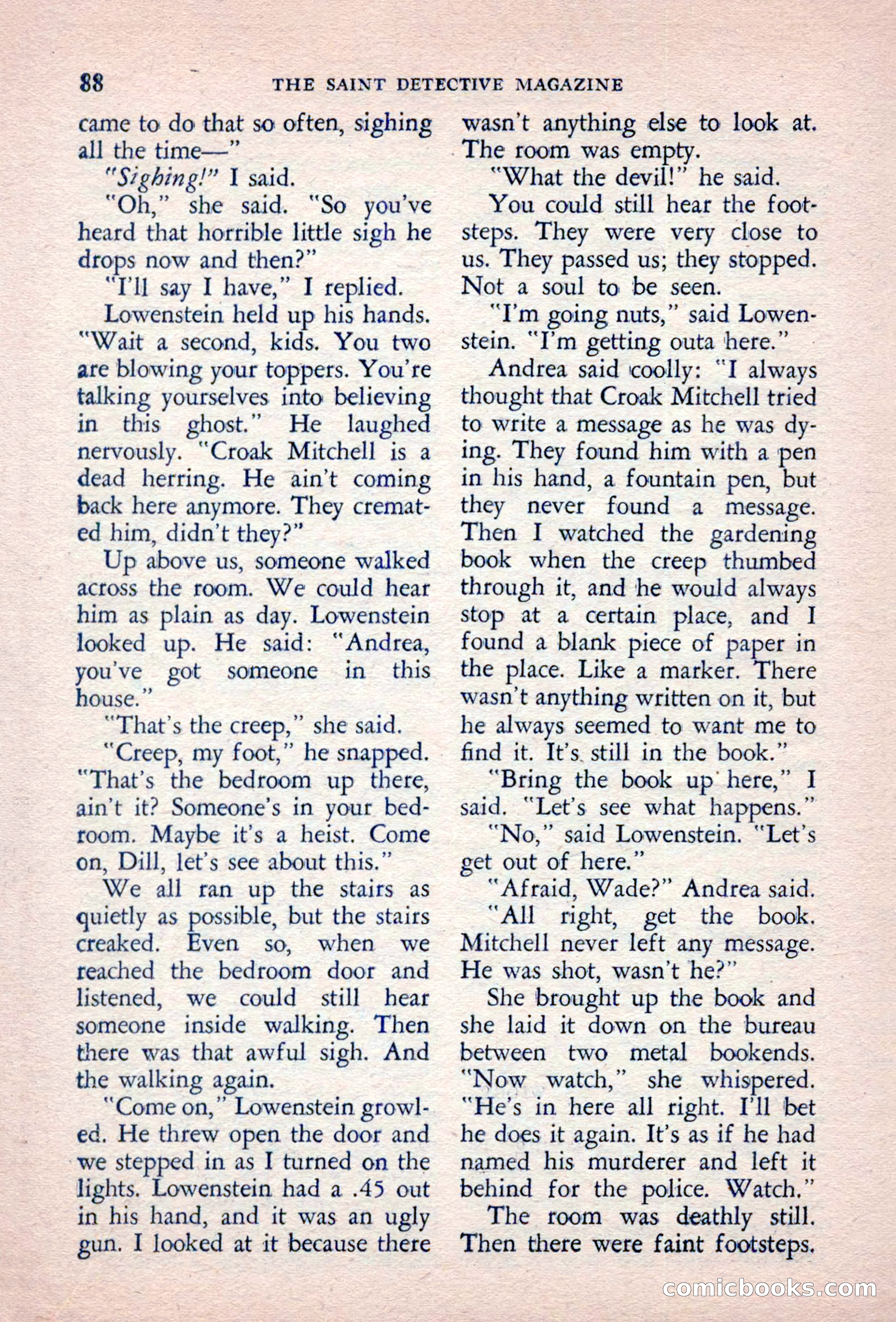The Saint Detective Magazine, September 1957 — page 90 of 132