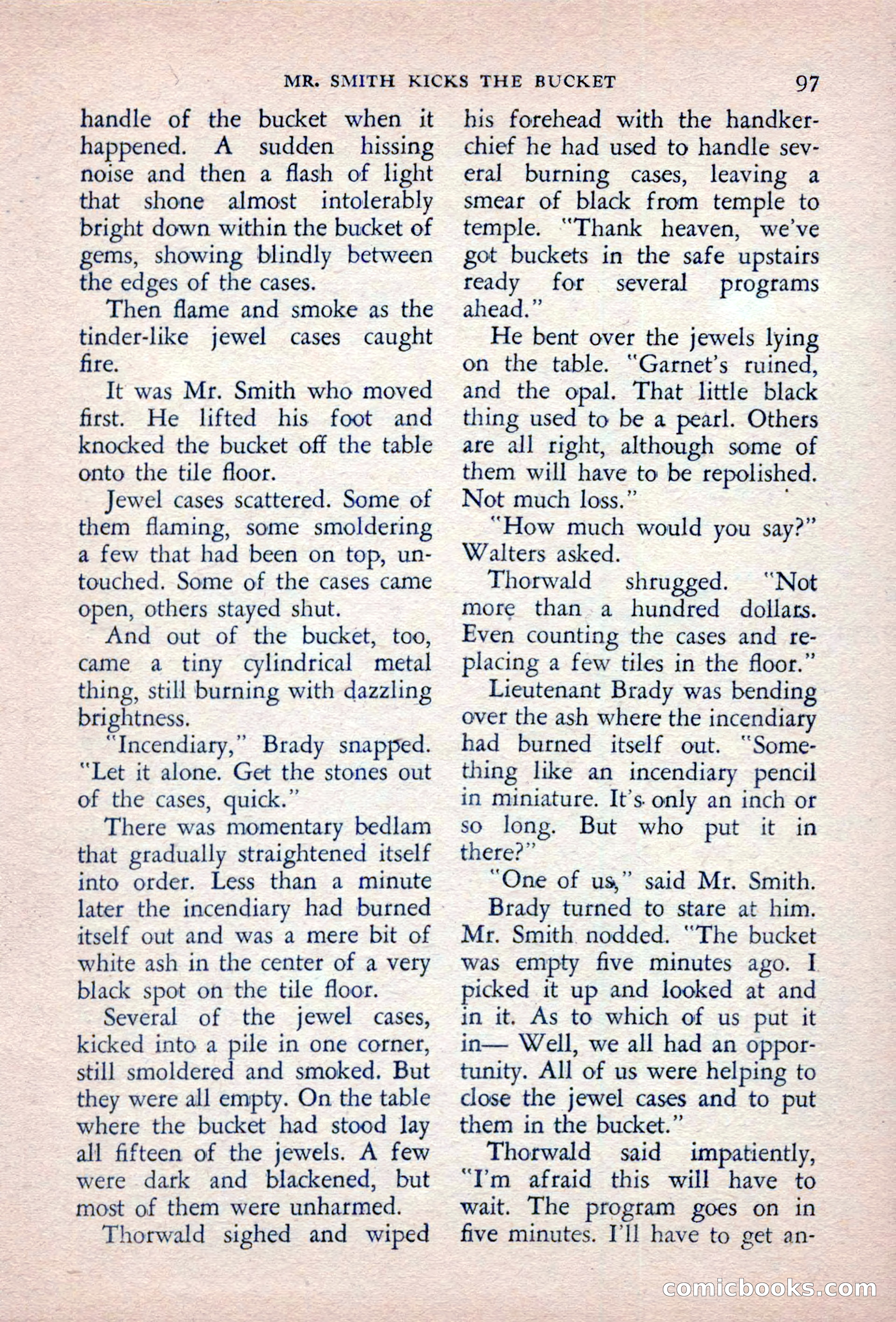 The Saint Detective Magazine, September 1957 — page 99 of 132