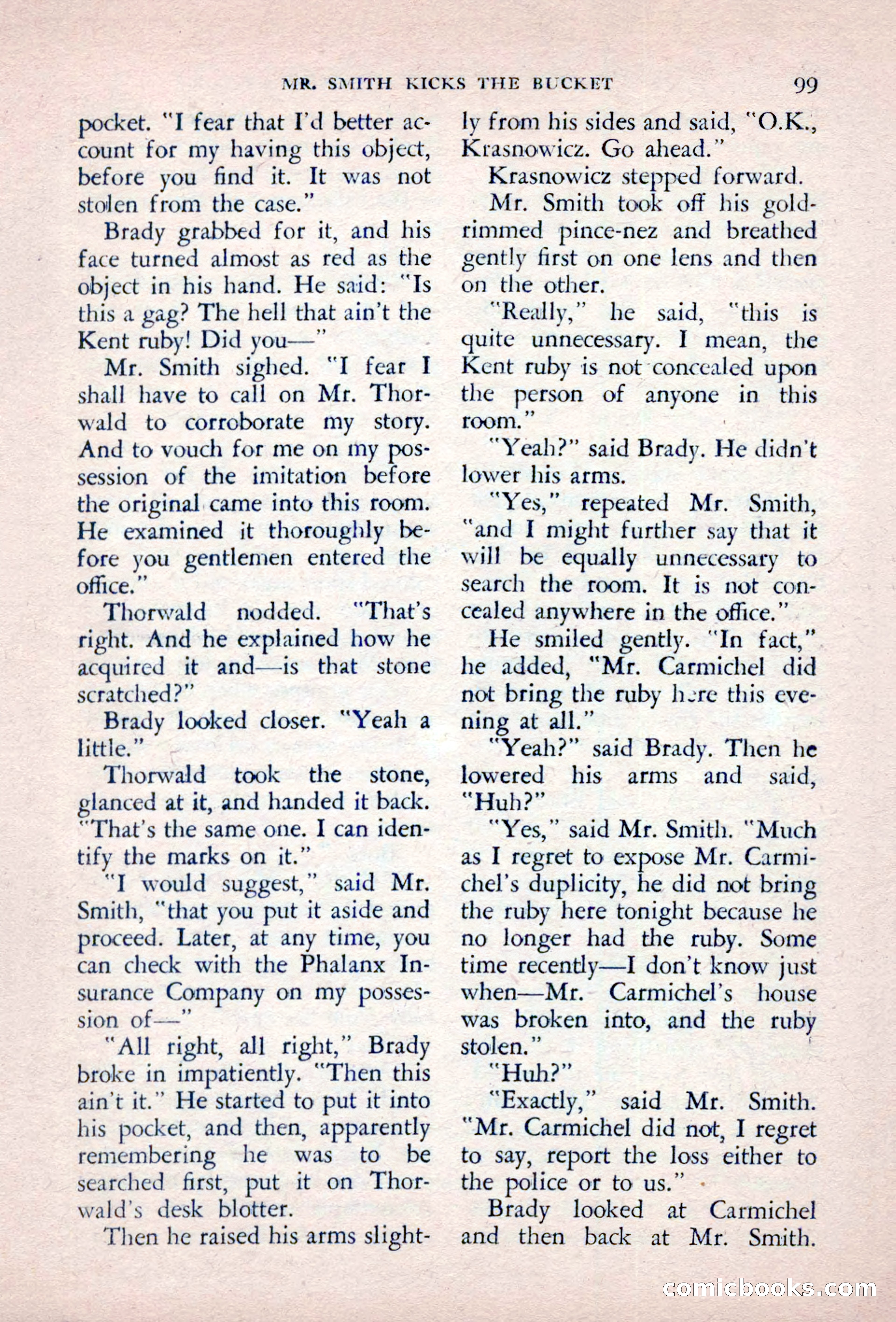 The Saint Detective Magazine, September 1957 — page 101 of 132