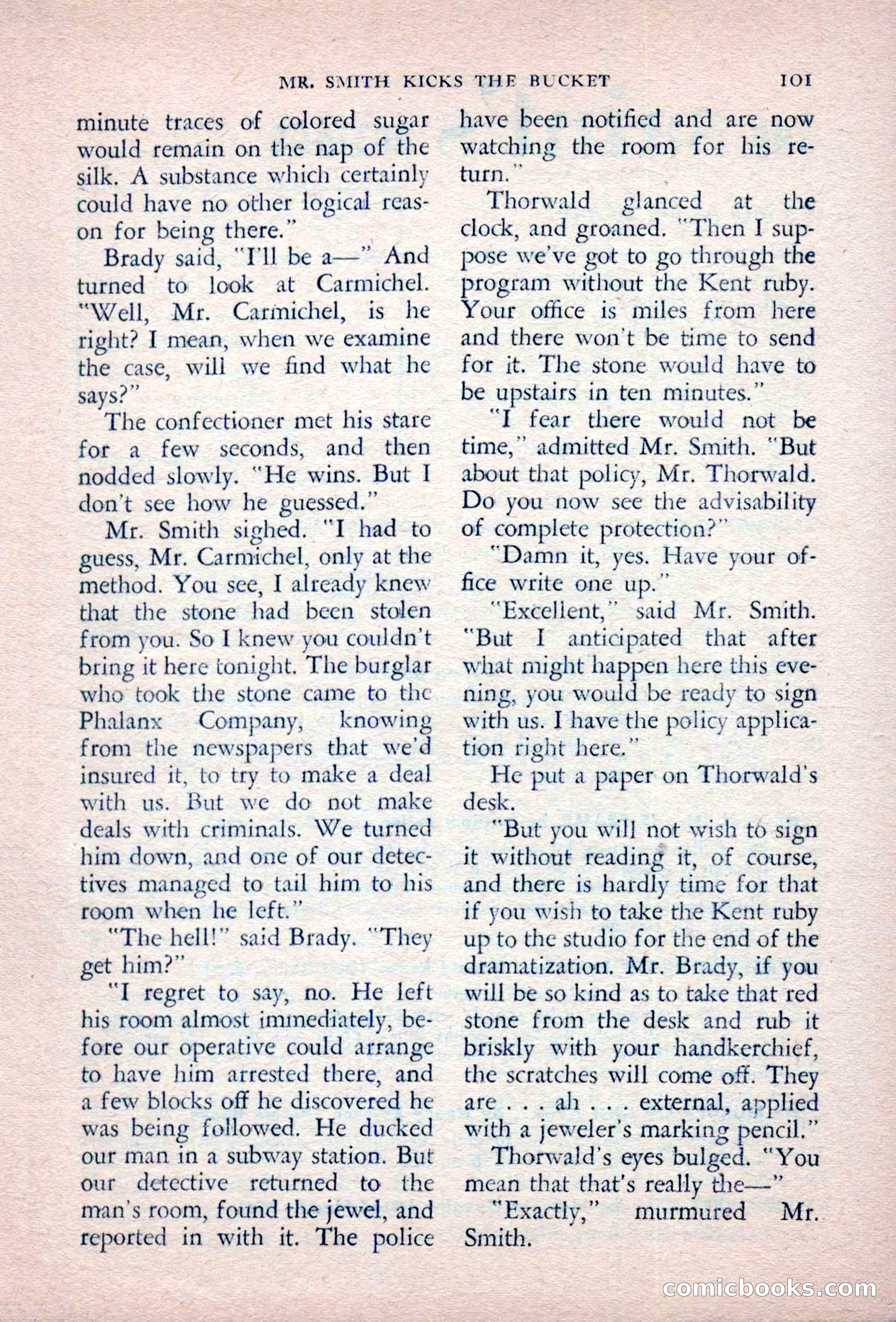 The Saint Detective Magazine, September 1957 — page 103 of 132