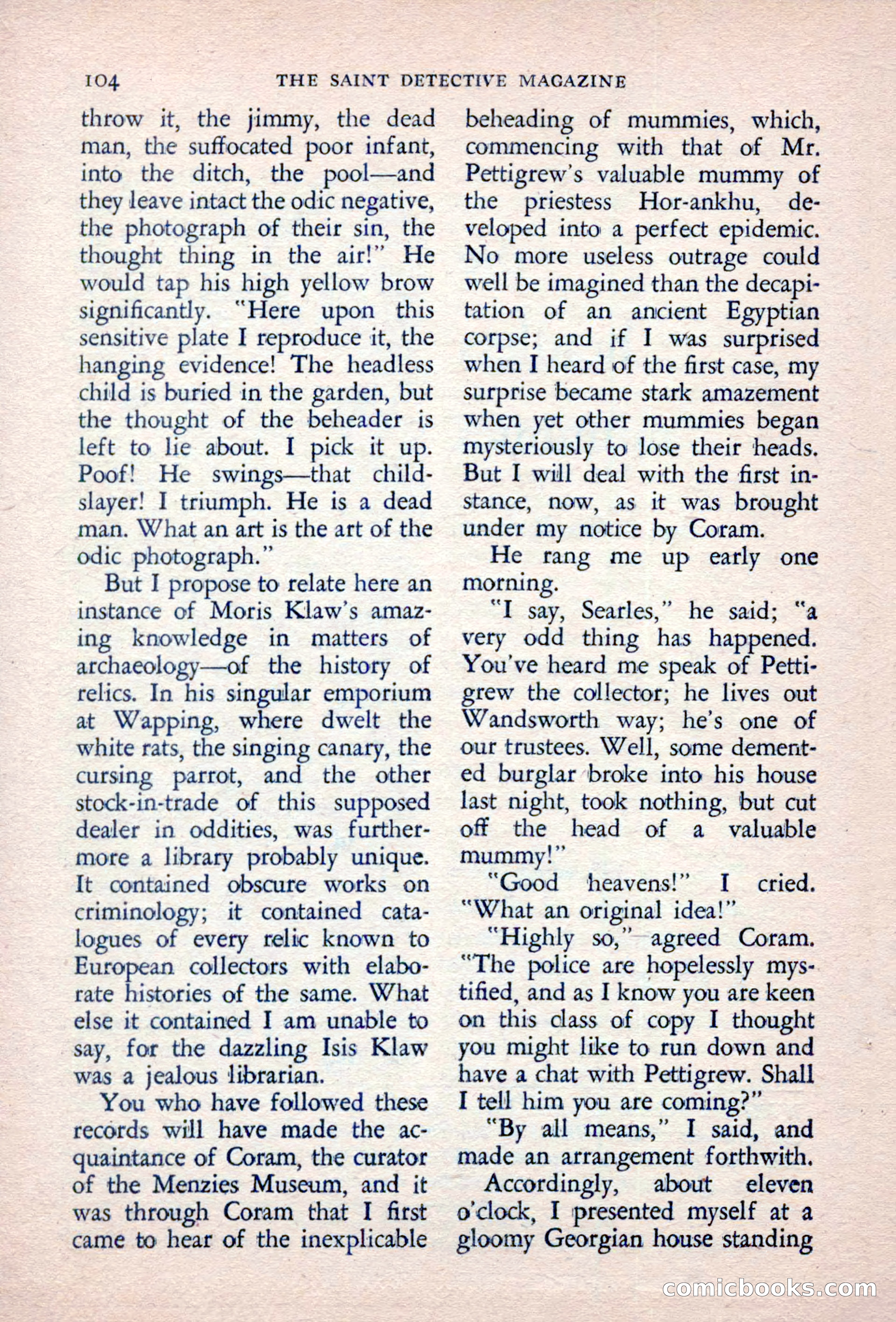 The Saint Detective Magazine, September 1957 — page 106 of 132