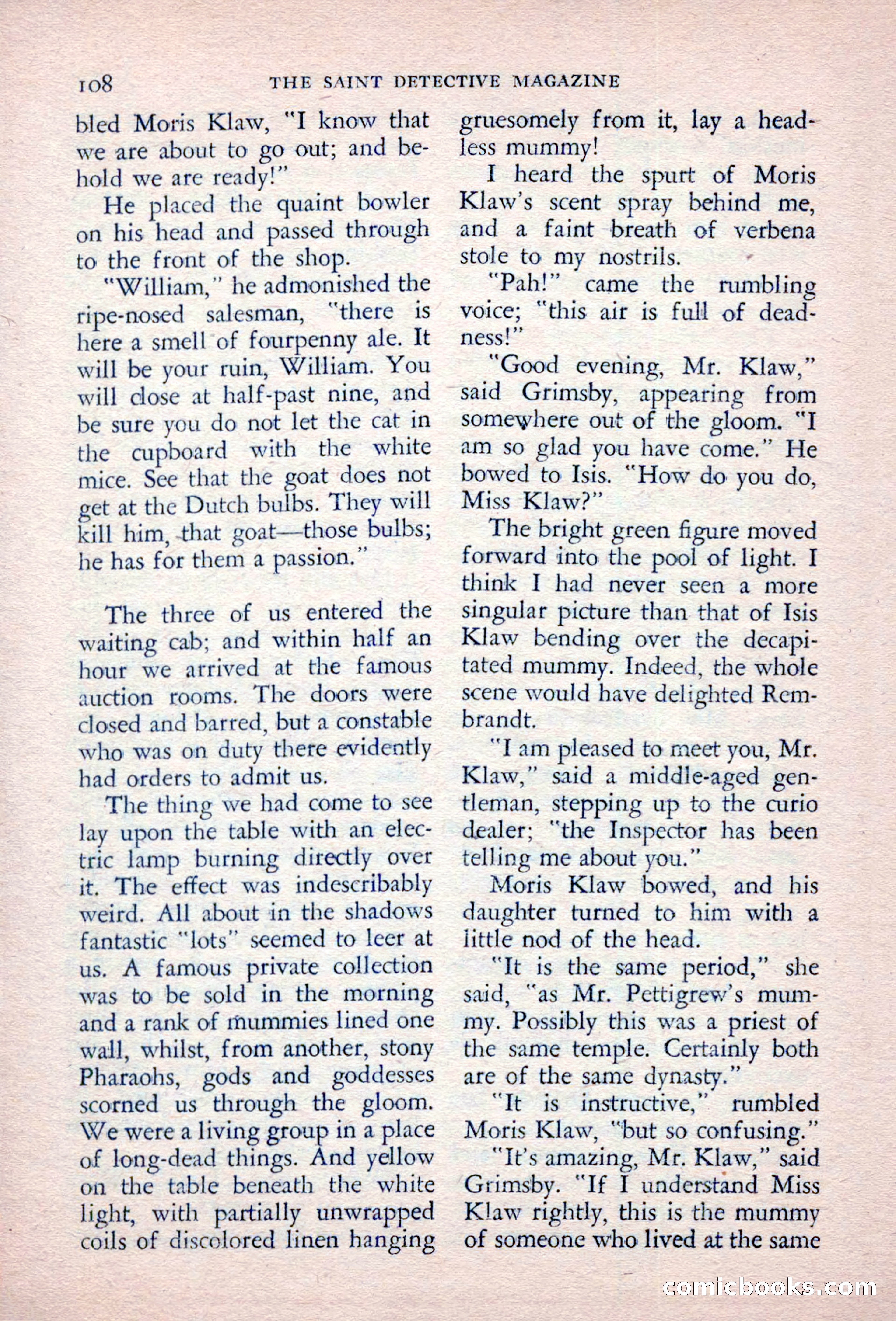 The Saint Detective Magazine, September 1957 — page 110 of 132