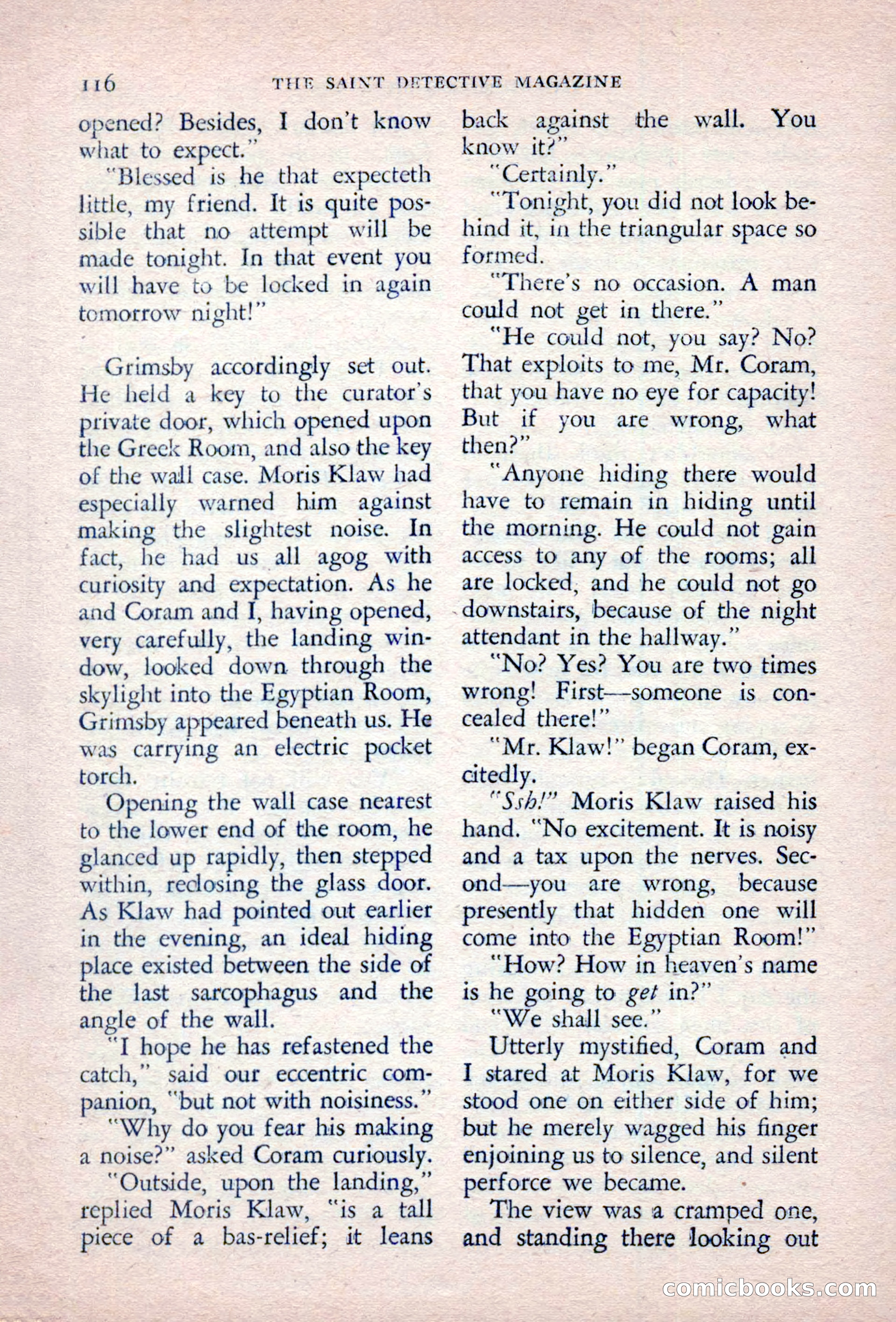 The Saint Detective Magazine, September 1957 — page 118 of 132
