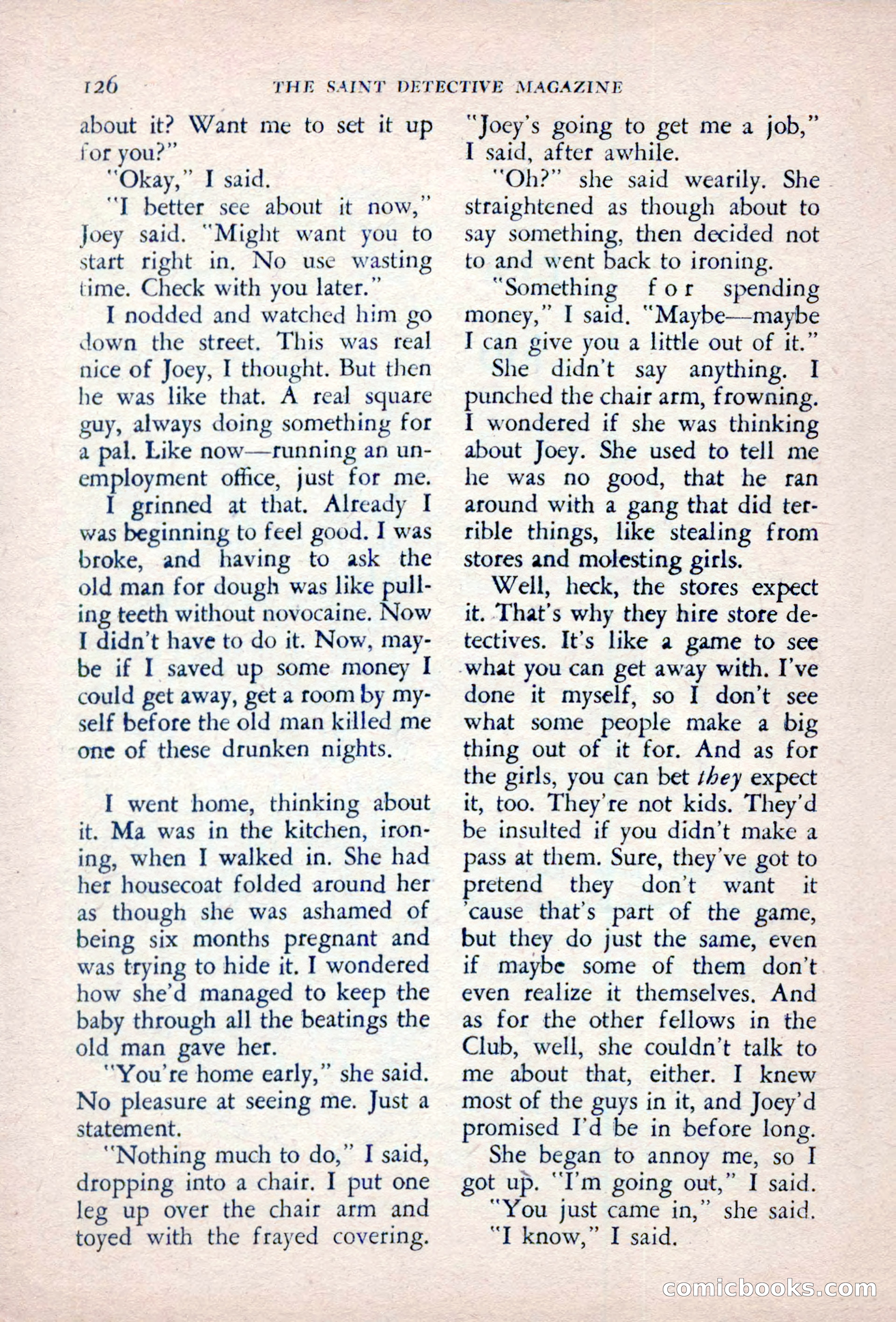 The Saint Detective Magazine, September 1957 — page 128 of 132