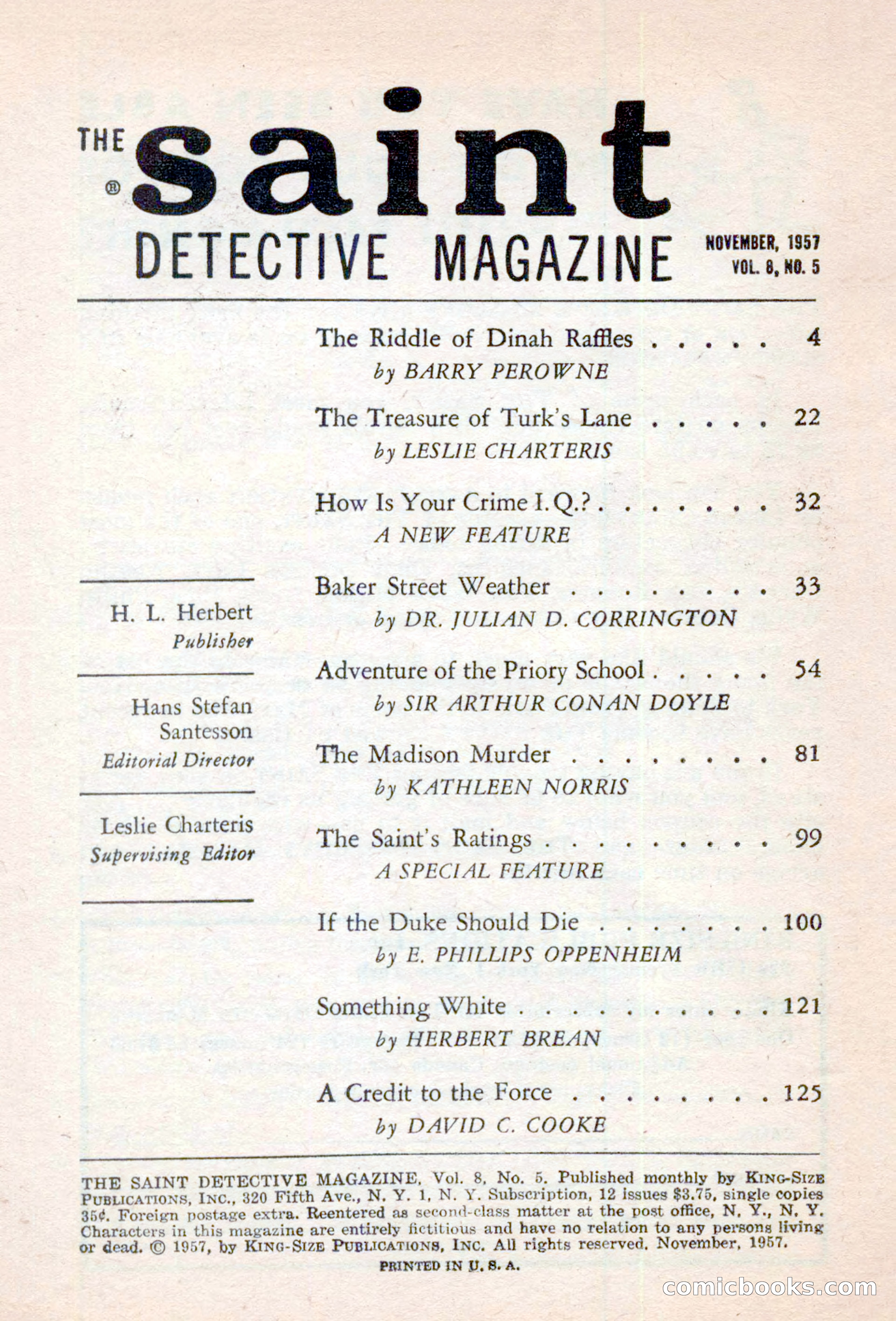 The Saint Detective Magazine — page 4 of 132