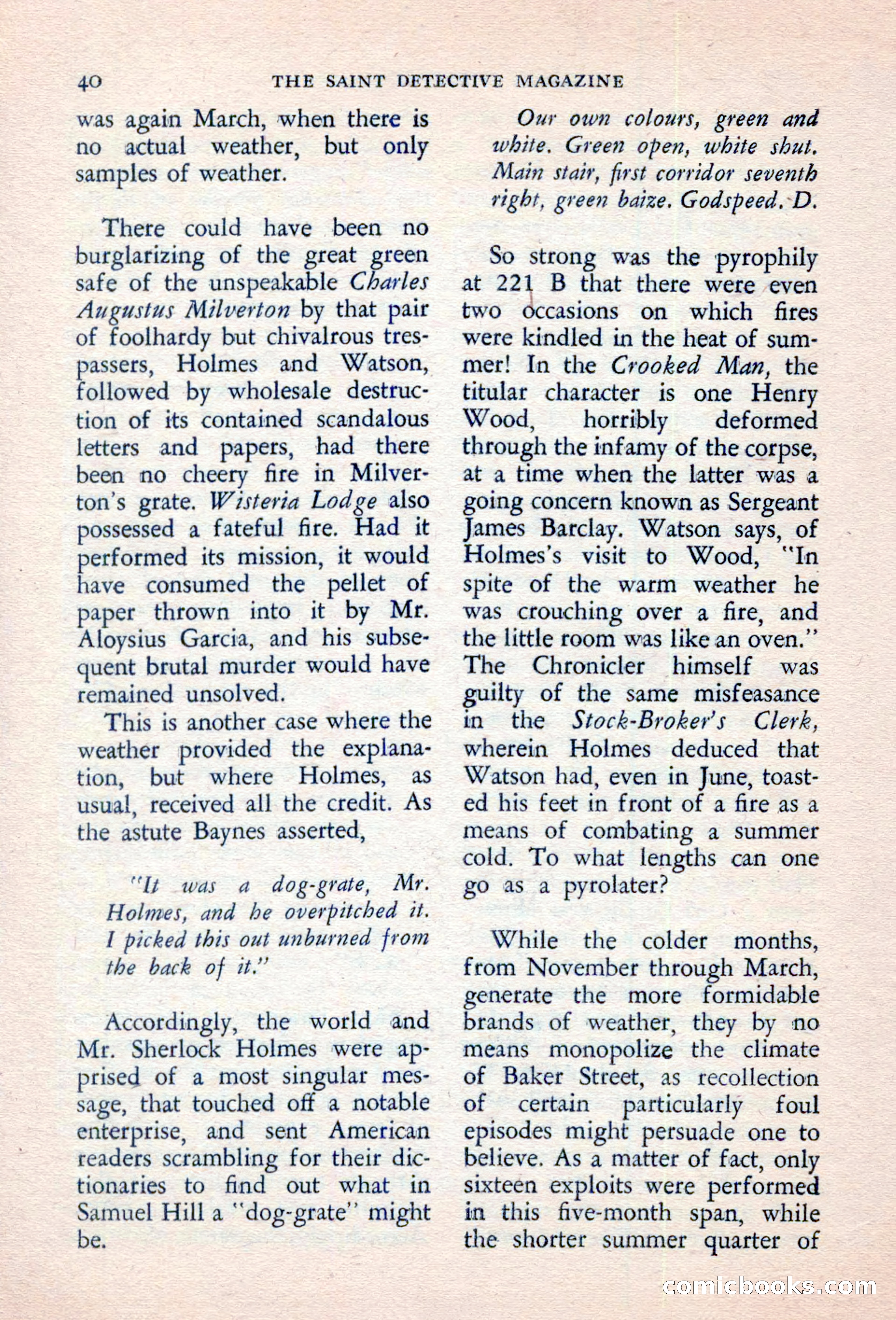 The Saint Detective Magazine — page 42 of 132