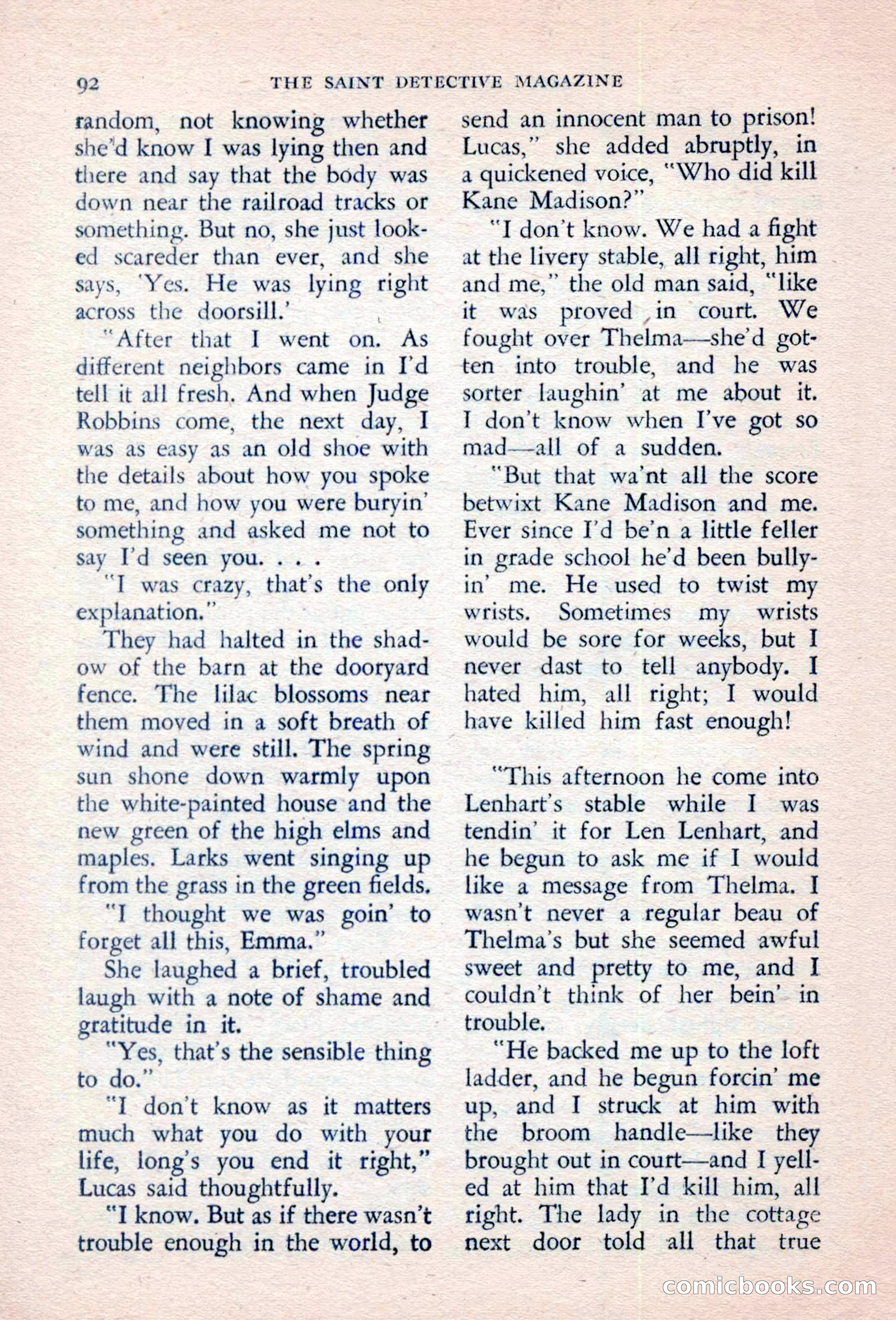 The Saint Detective Magazine — page 94 of 132