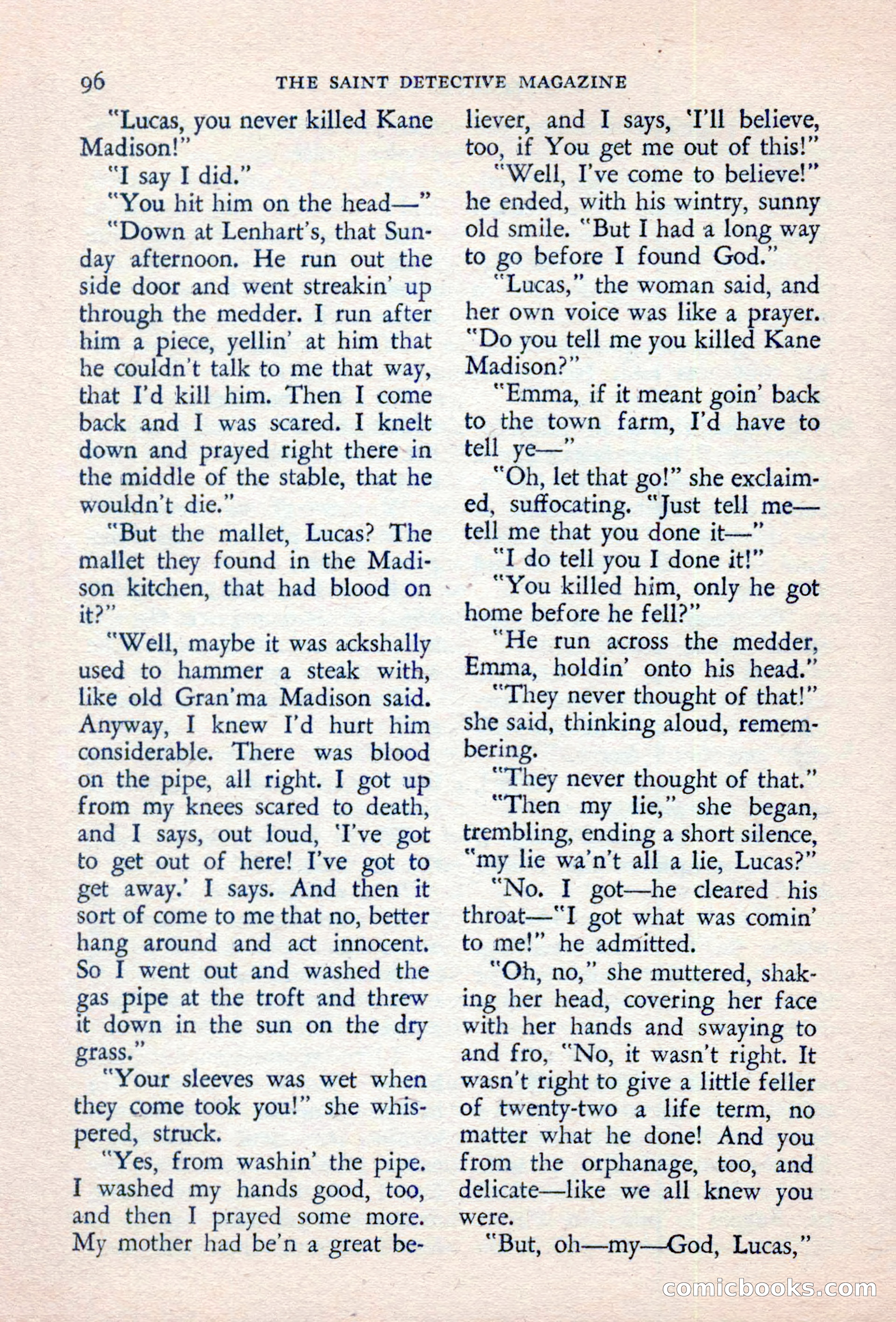 The Saint Detective Magazine — page 98 of 132