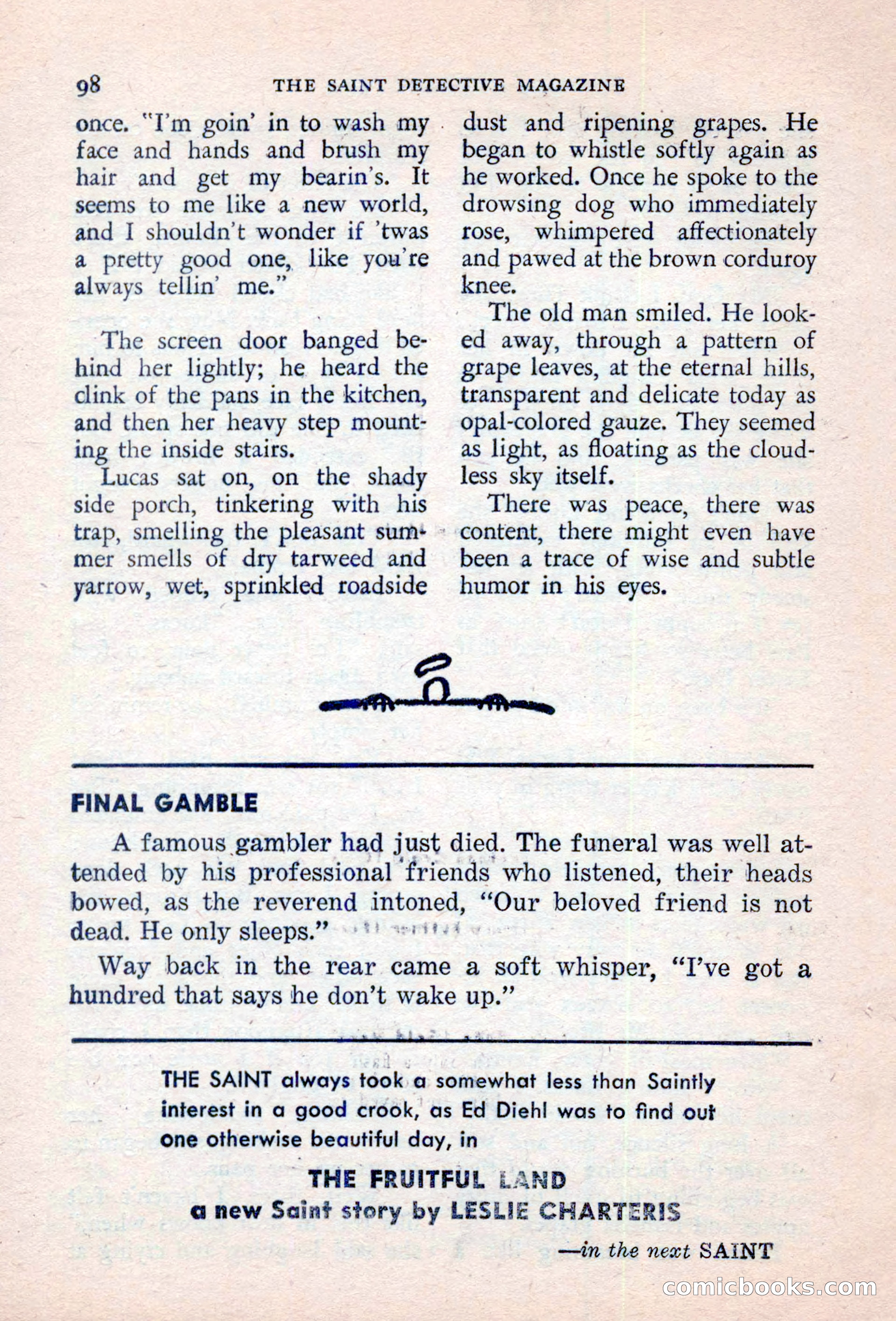 The Saint Detective Magazine — page 100 of 132