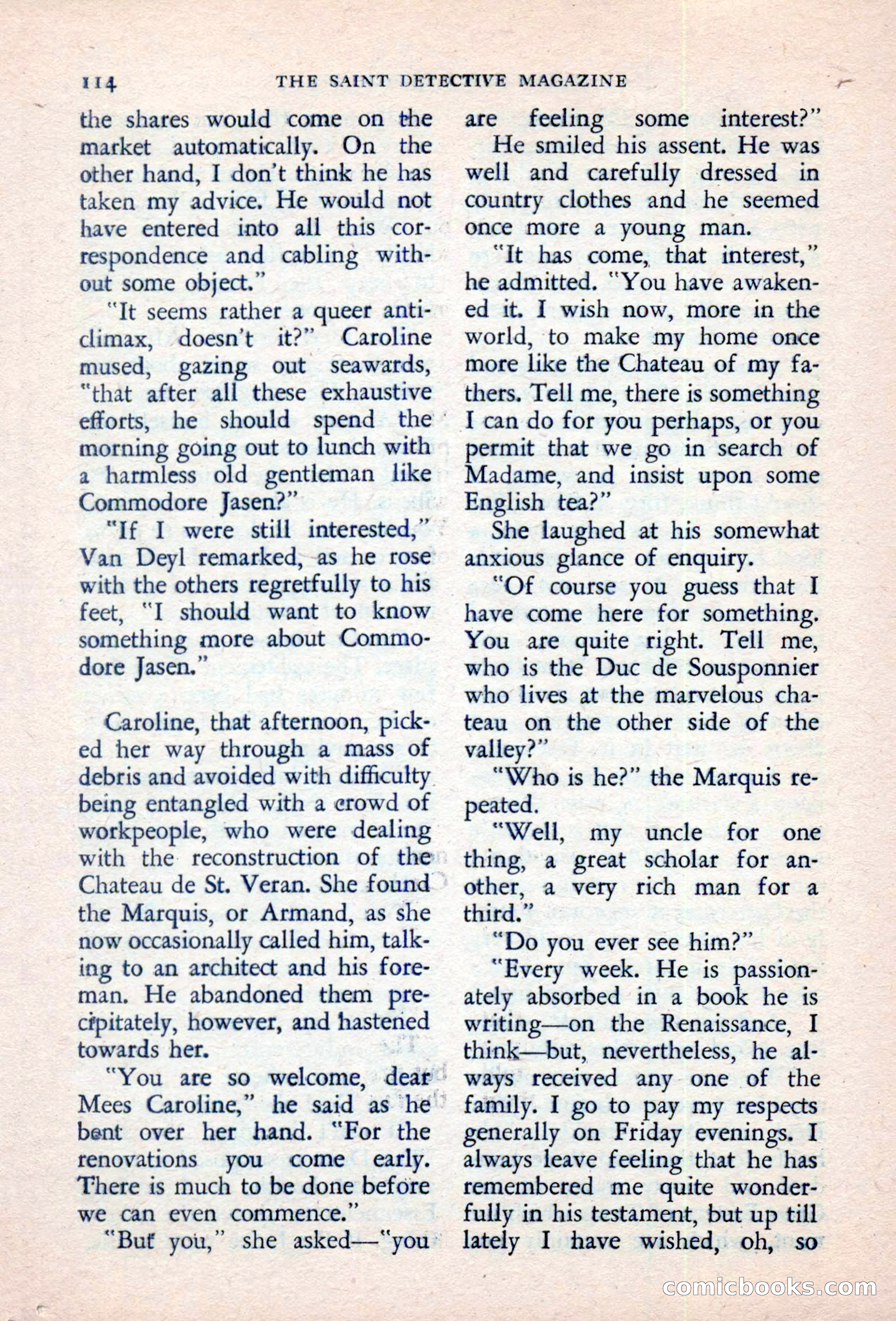 The Saint Detective Magazine — page 116 of 132