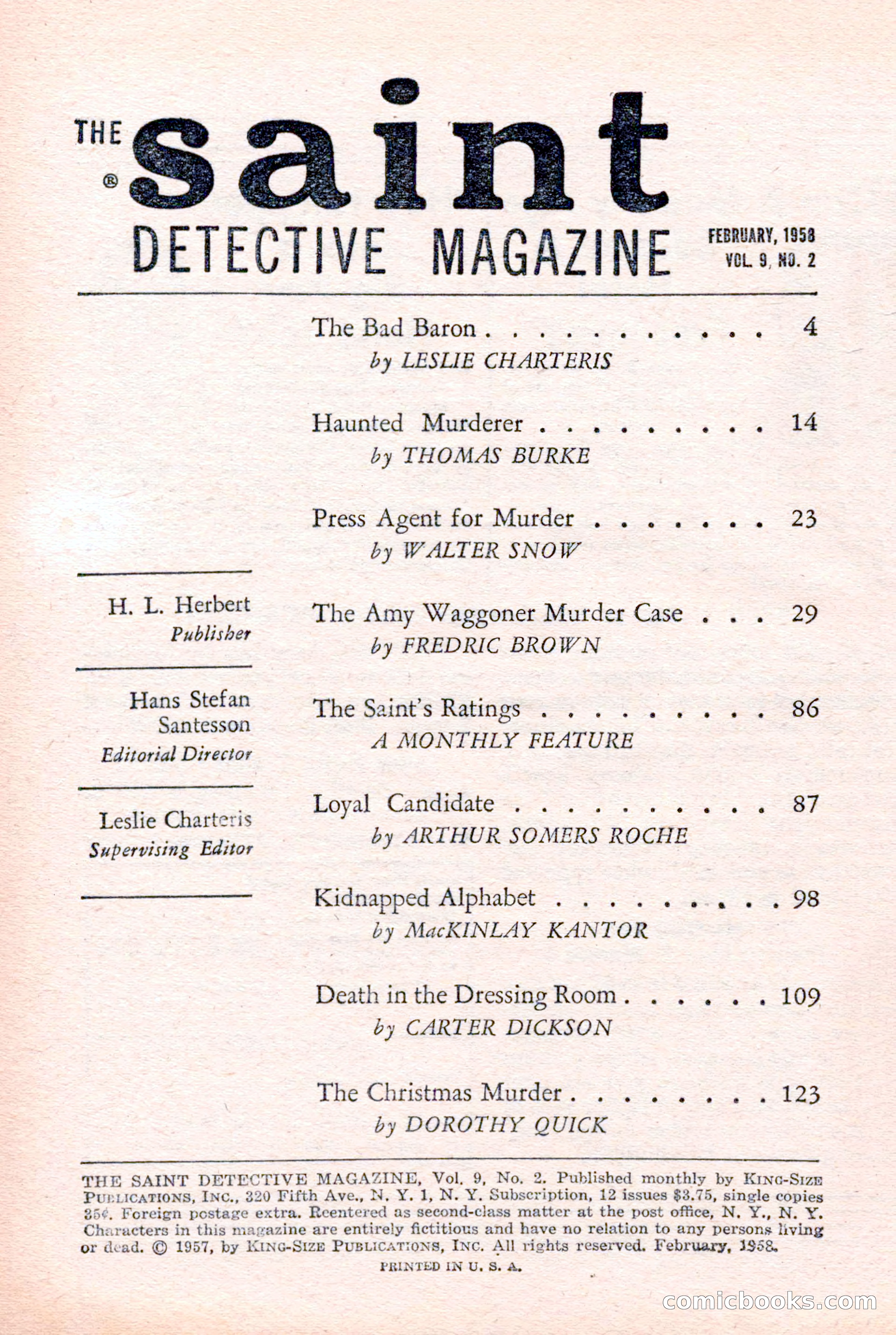 The Saint Detective Magazine — page 4 of 132
