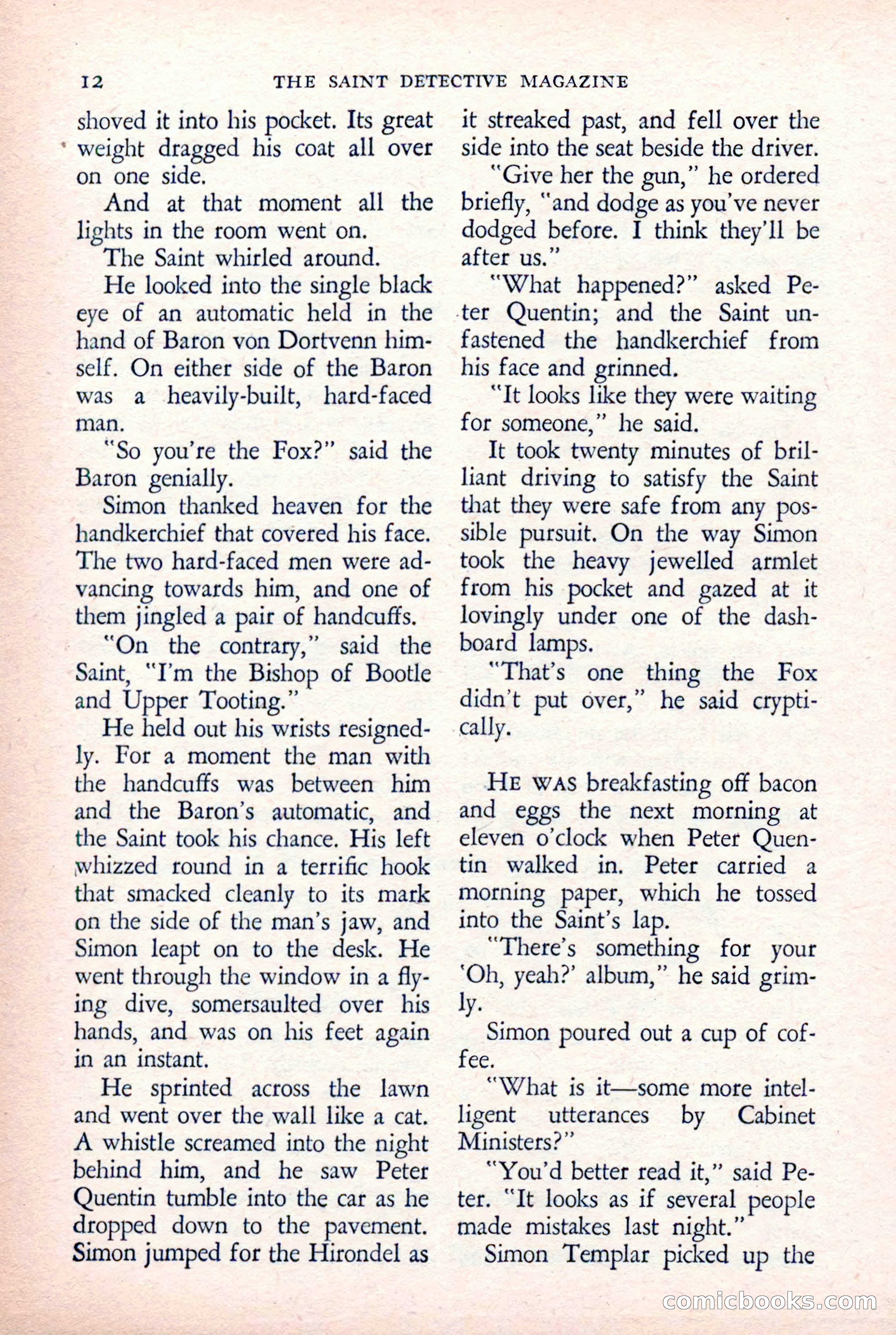 The Saint Detective Magazine — page 14 of 132