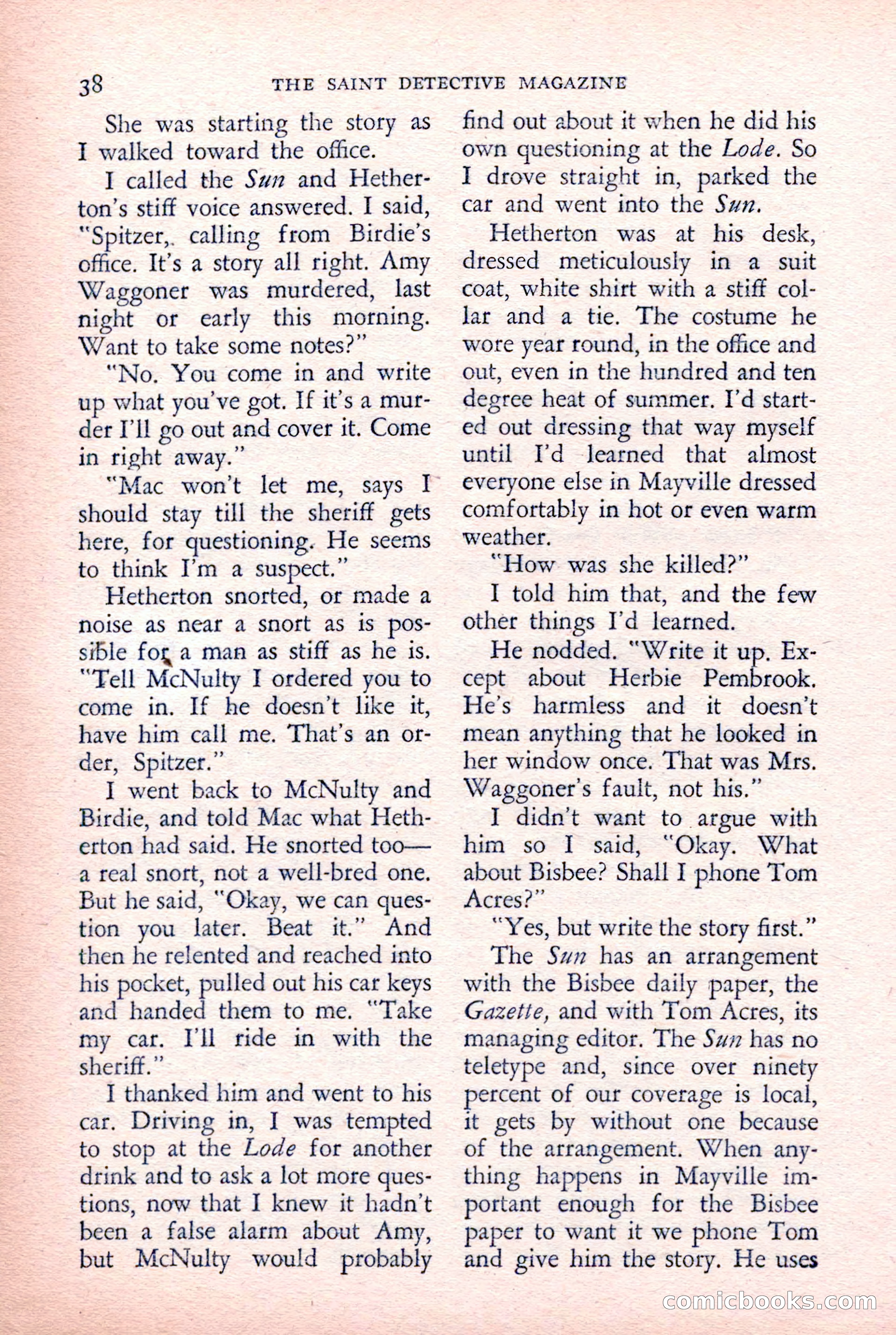 The Saint Detective Magazine — page 40 of 132