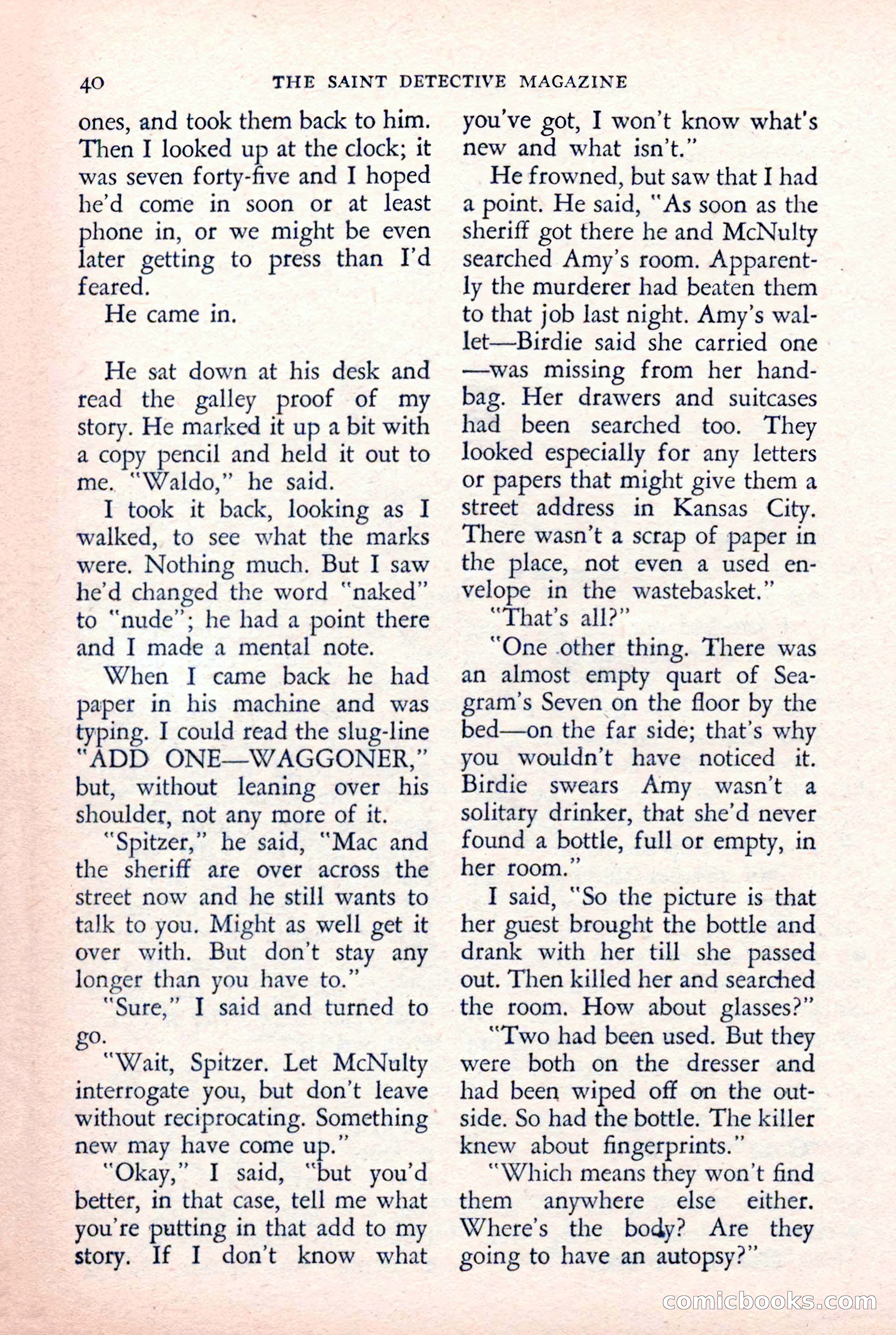 The Saint Detective Magazine — page 42 of 132