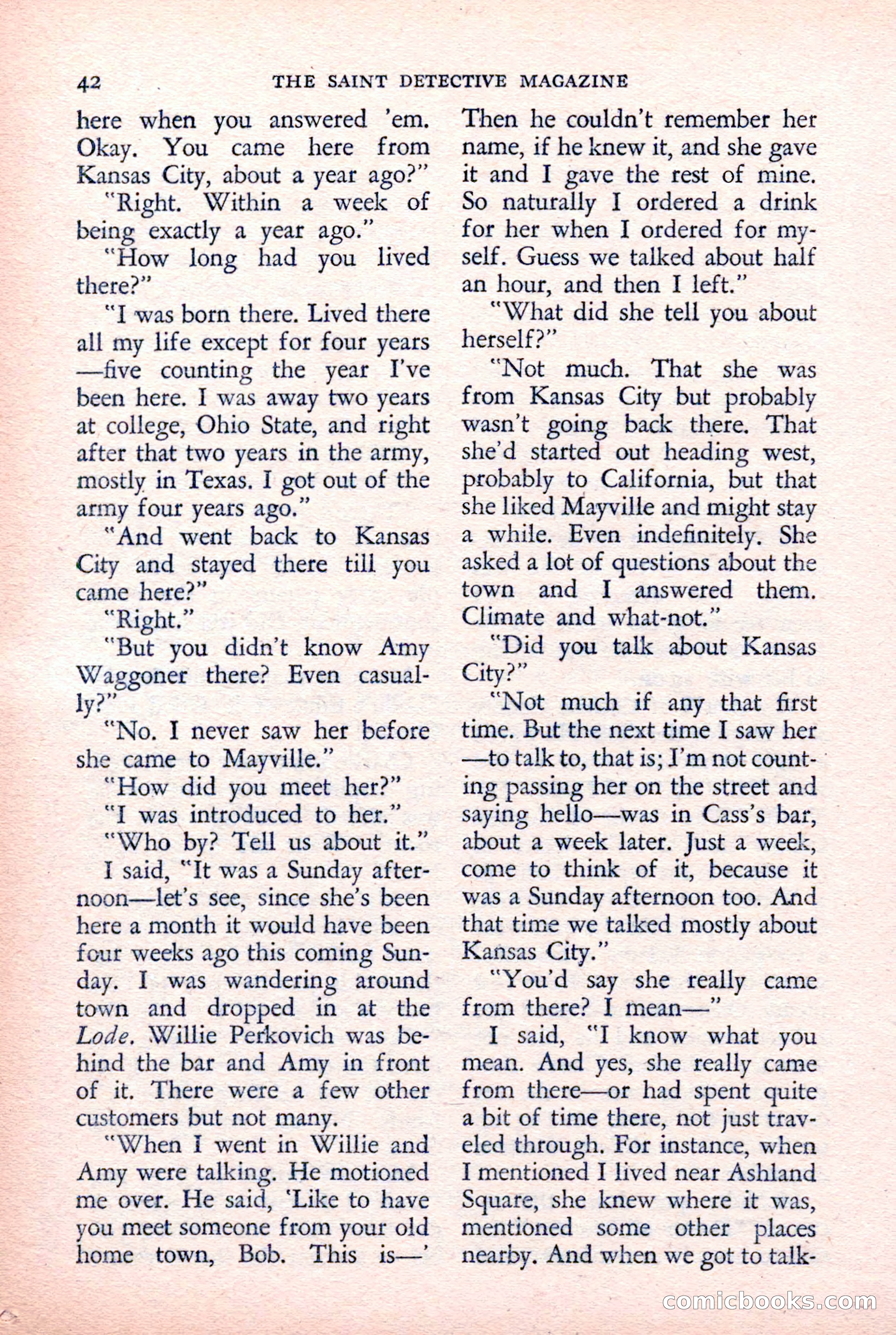 The Saint Detective Magazine — page 44 of 132