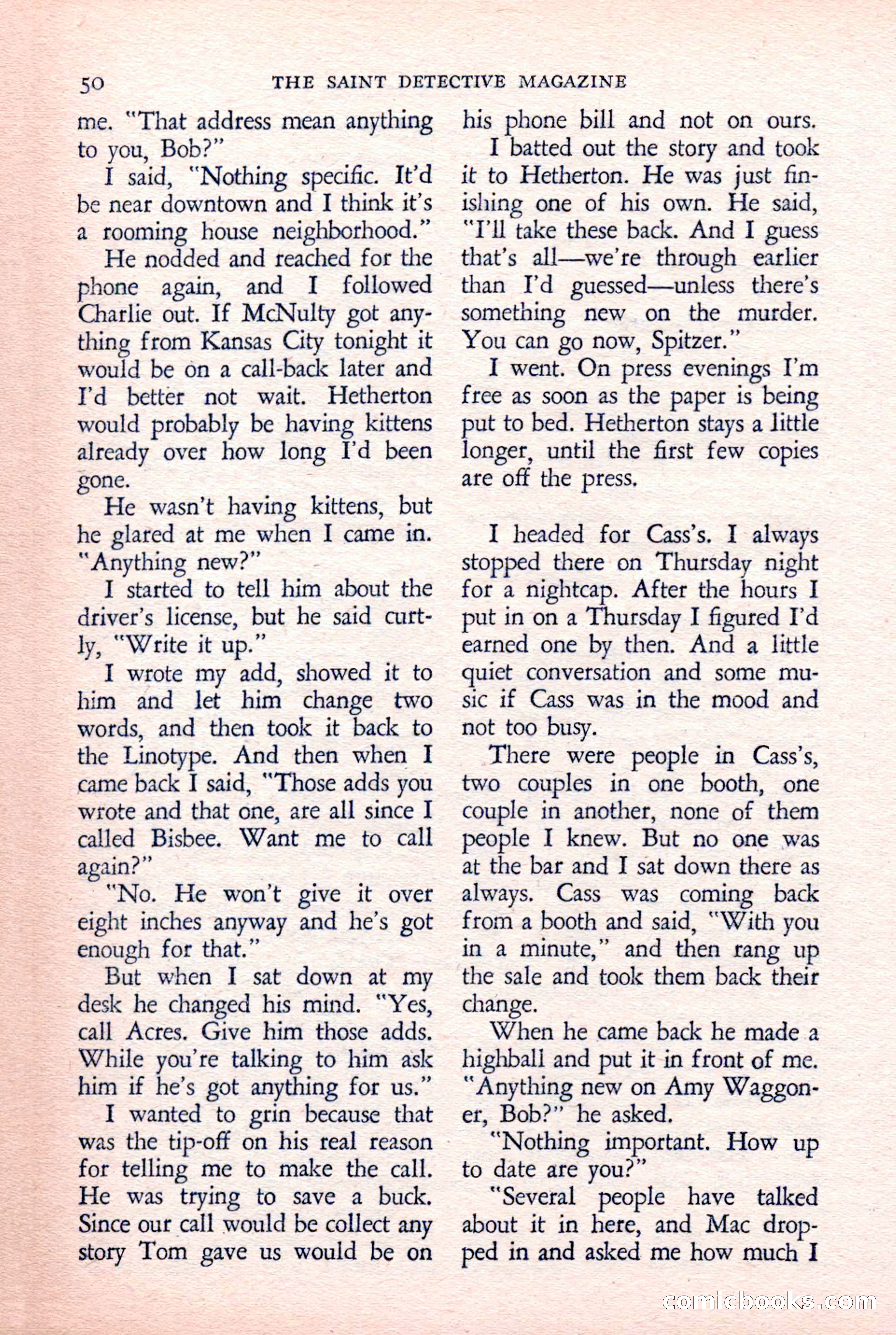 The Saint Detective Magazine — page 52 of 132
