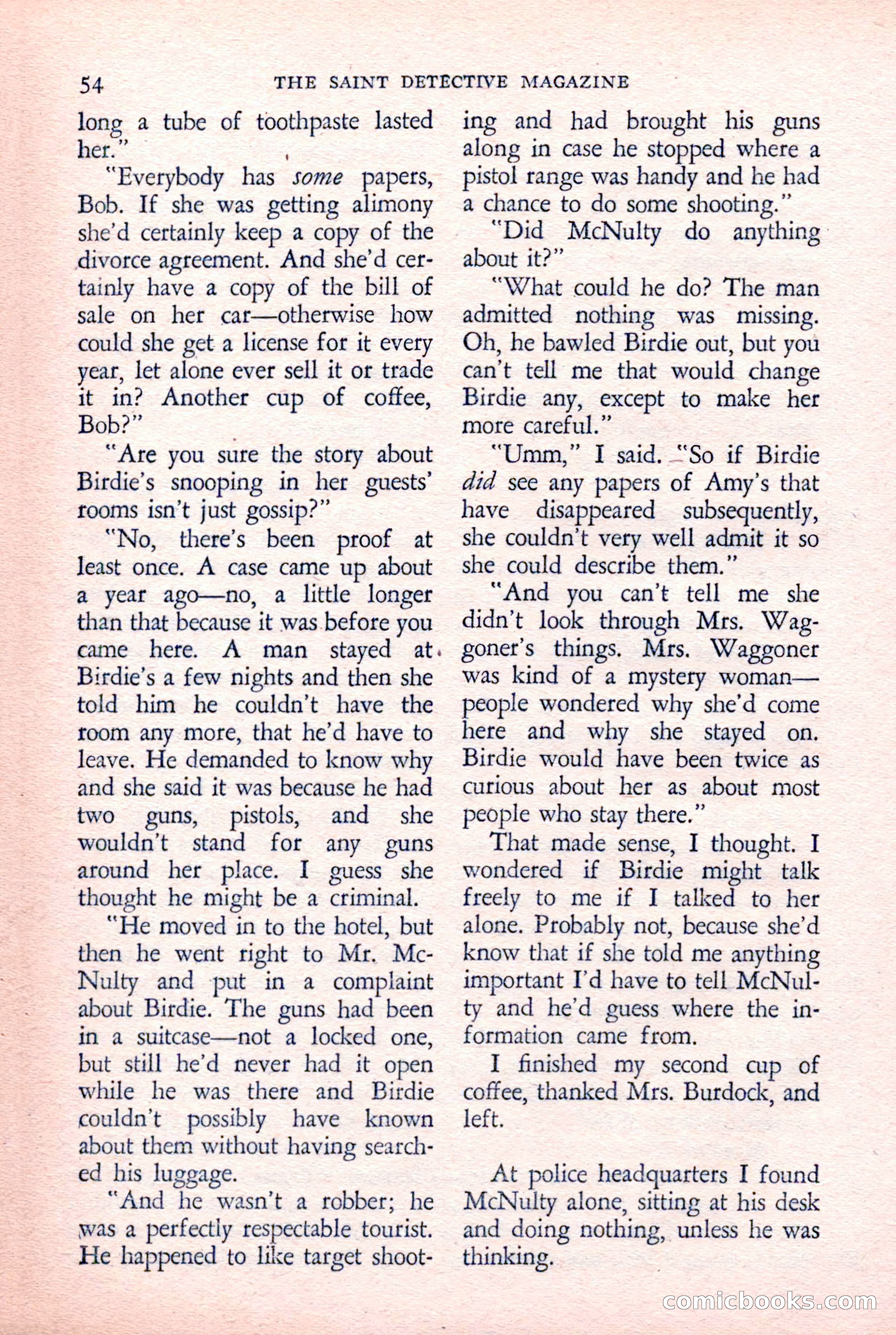The Saint Detective Magazine — page 56 of 132
