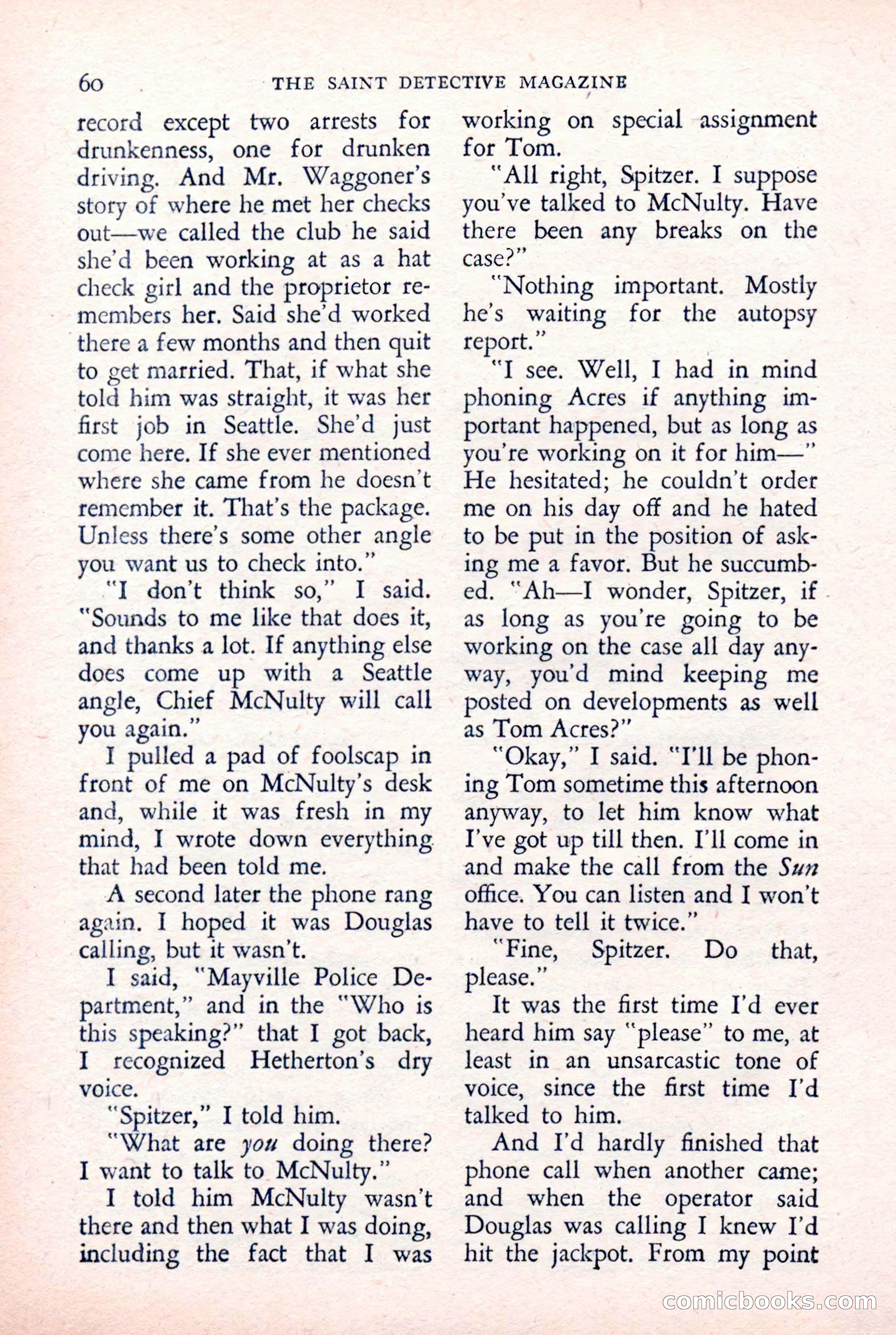 The Saint Detective Magazine — page 62 of 132