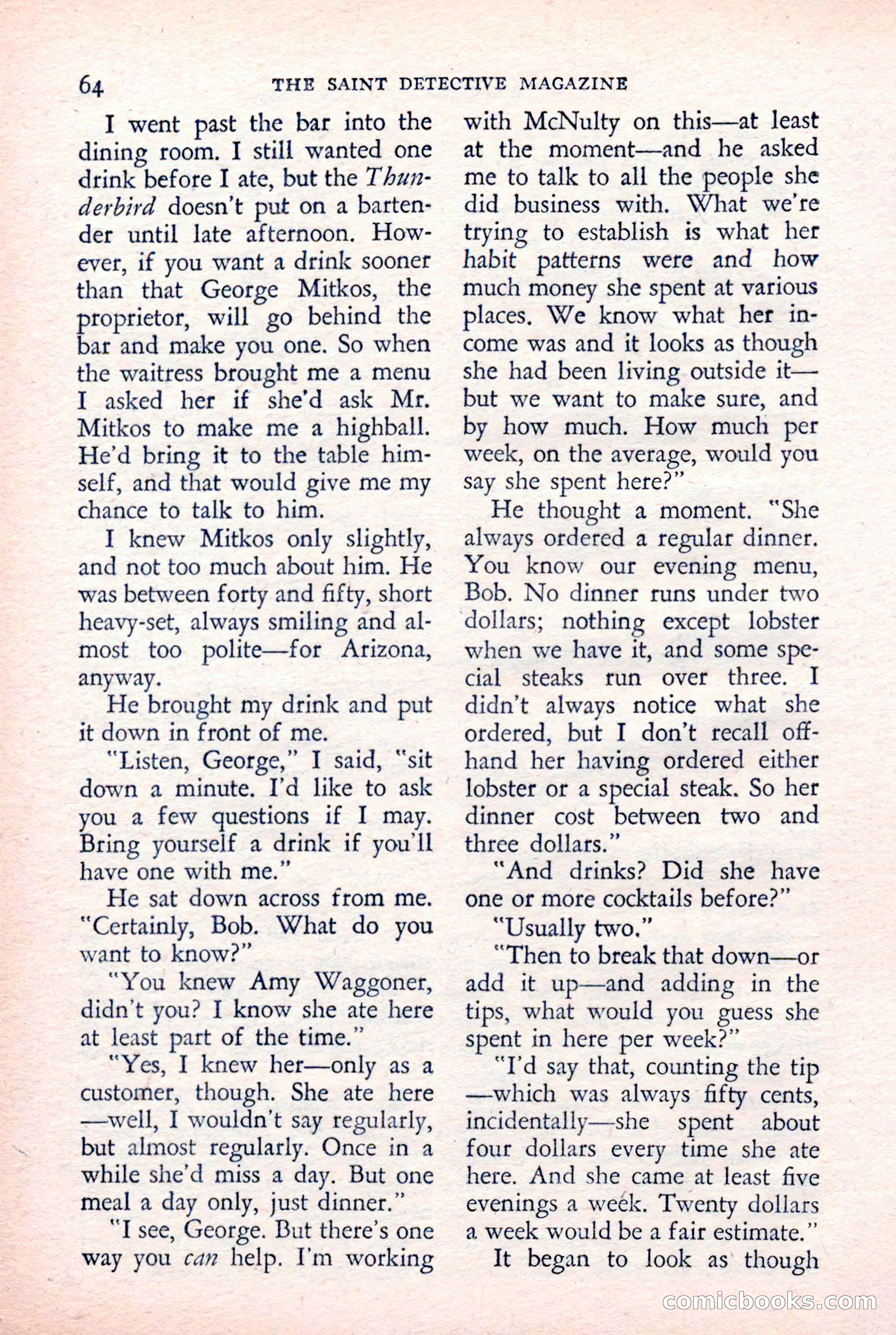The Saint Detective Magazine — page 66 of 132