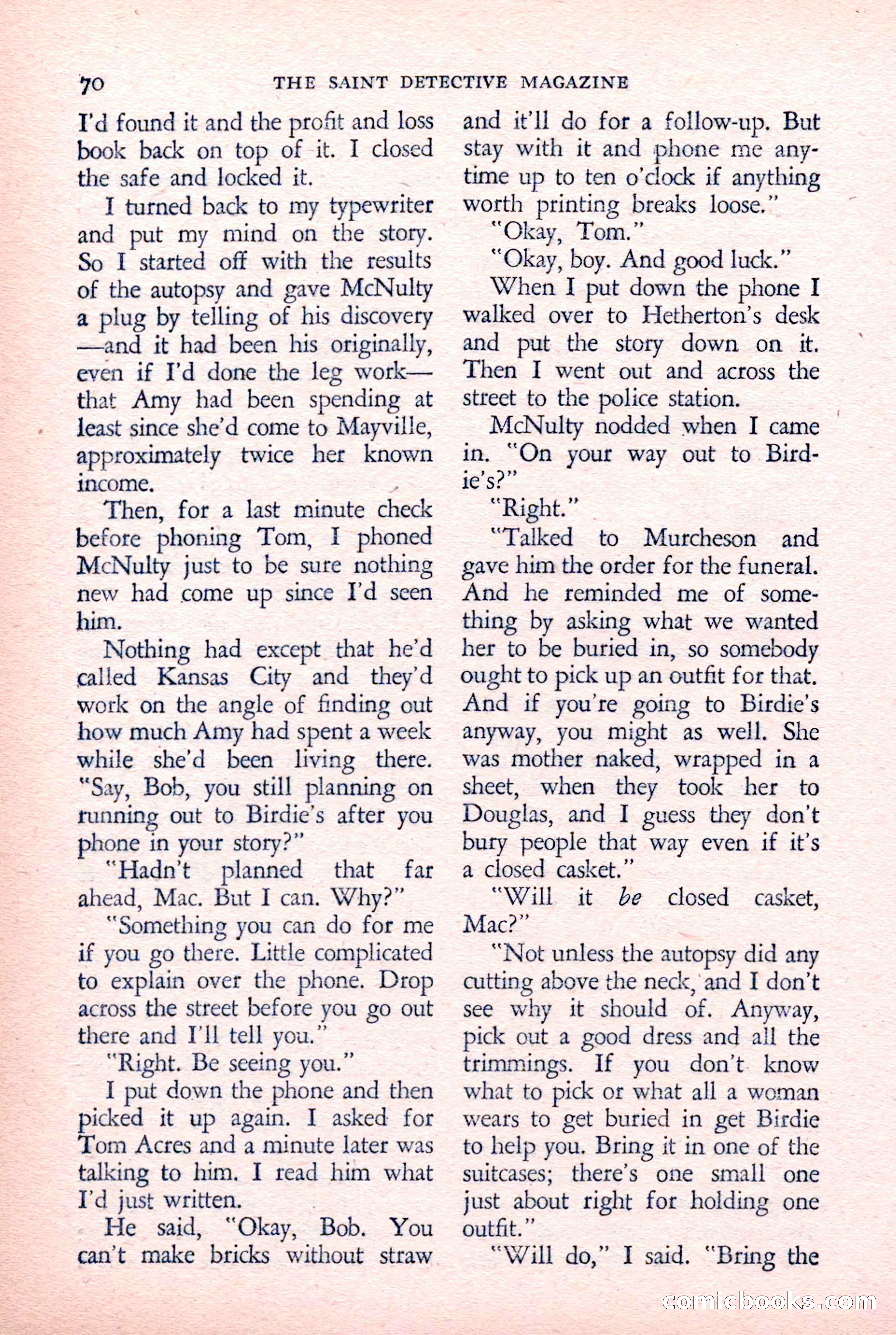 The Saint Detective Magazine — page 72 of 132