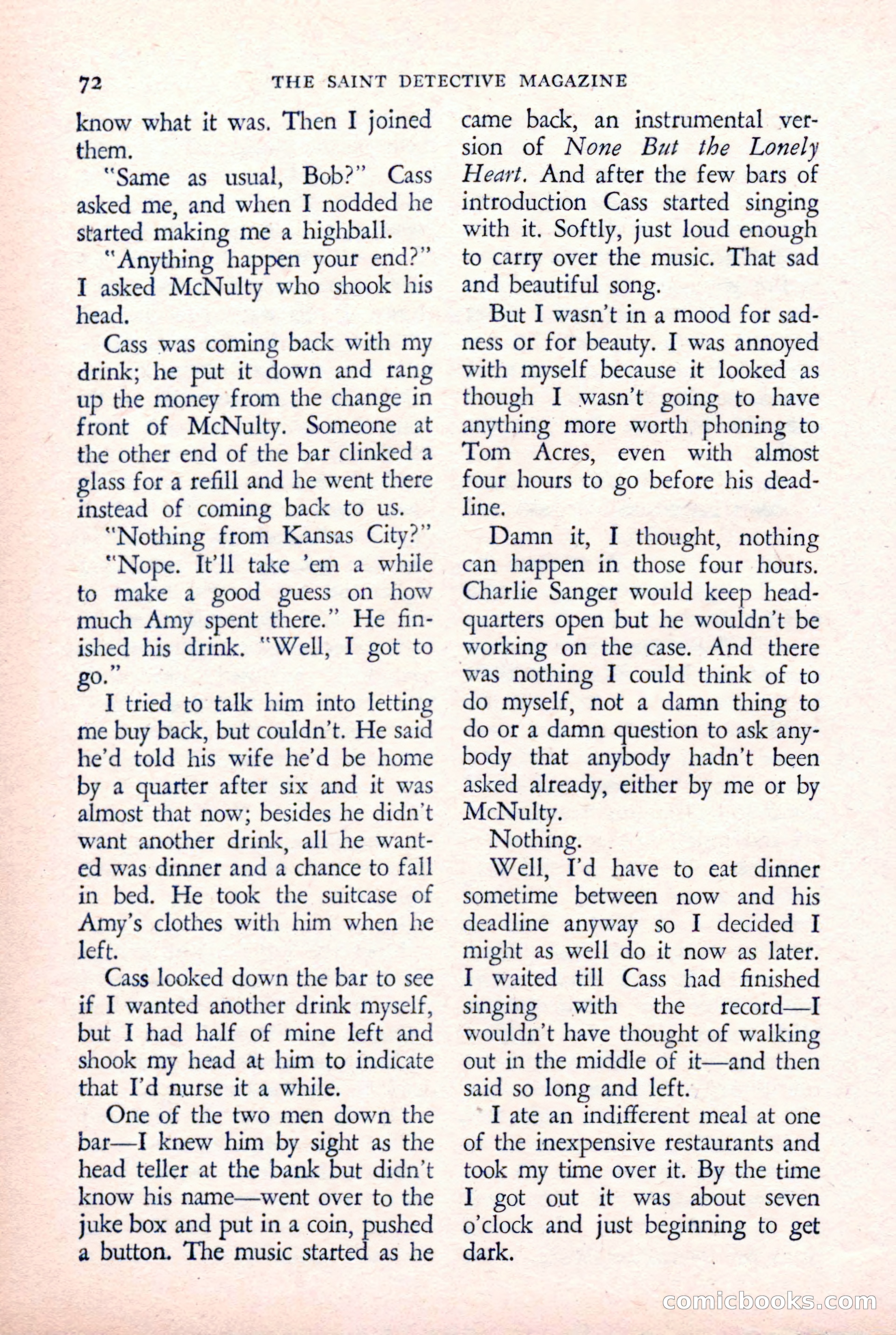 The Saint Detective Magazine — page 74 of 132