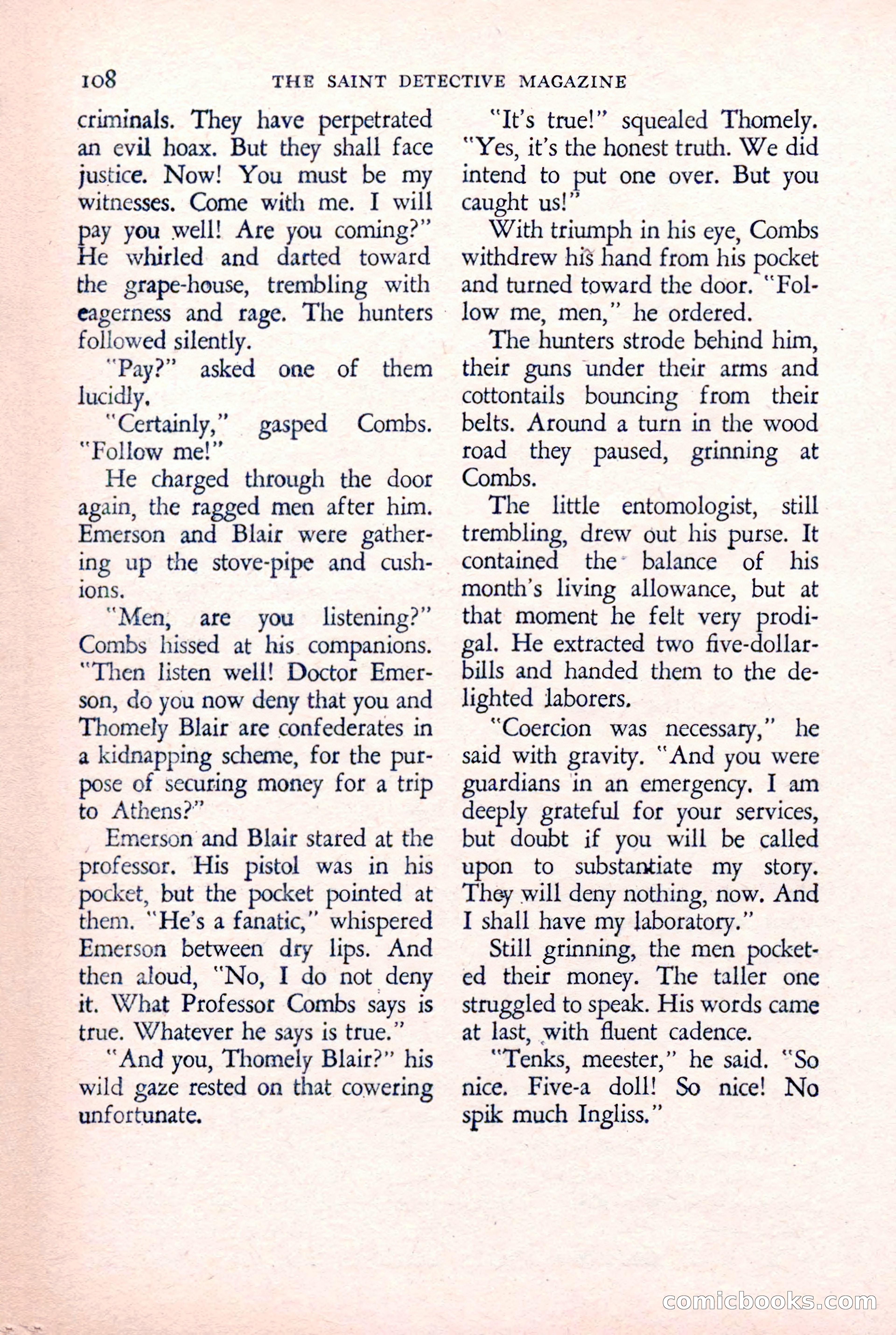 The Saint Detective Magazine — page 110 of 132