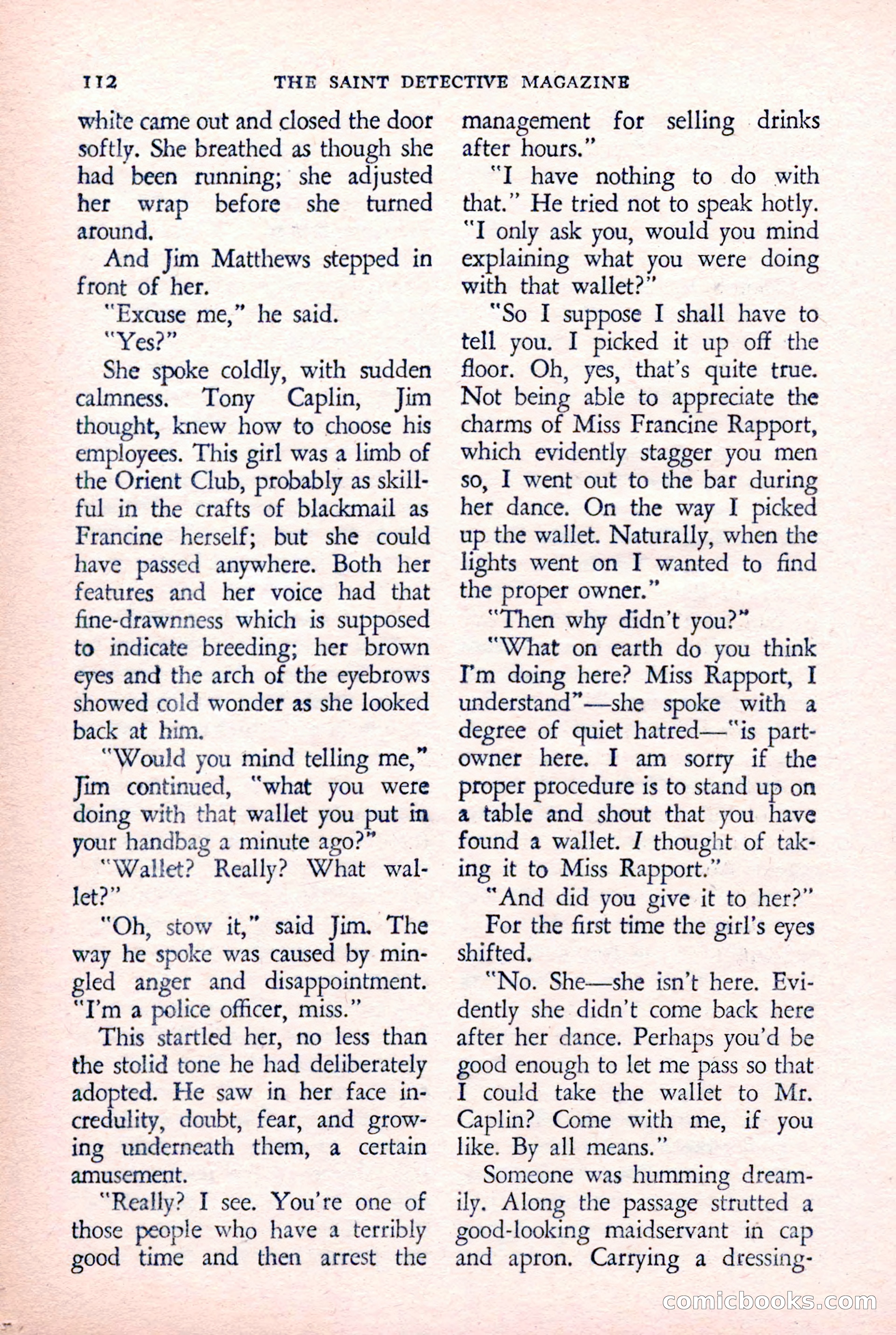 The Saint Detective Magazine — page 114 of 132