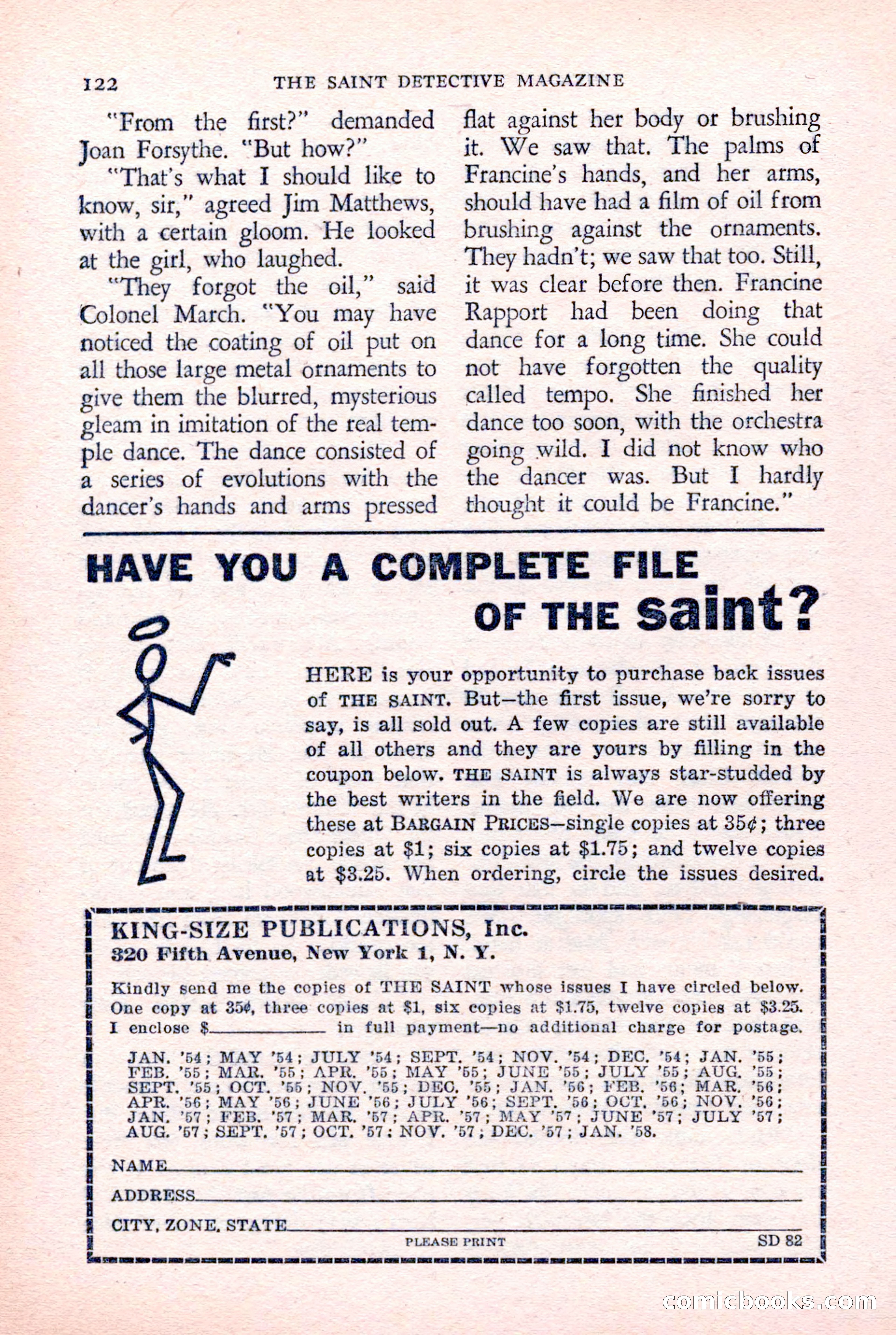 The Saint Detective Magazine — page 124 of 132