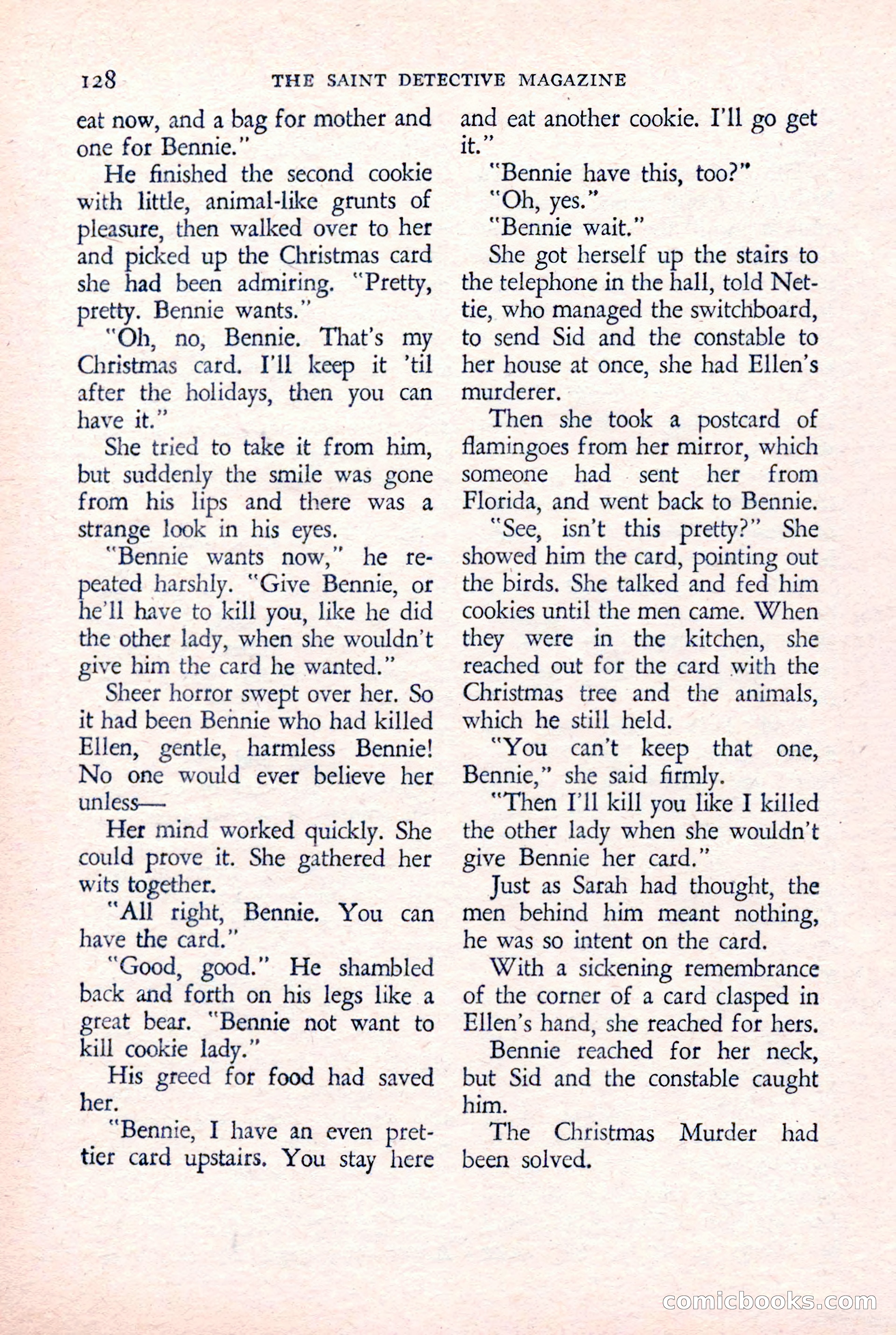 The Saint Detective Magazine — page 130 of 132