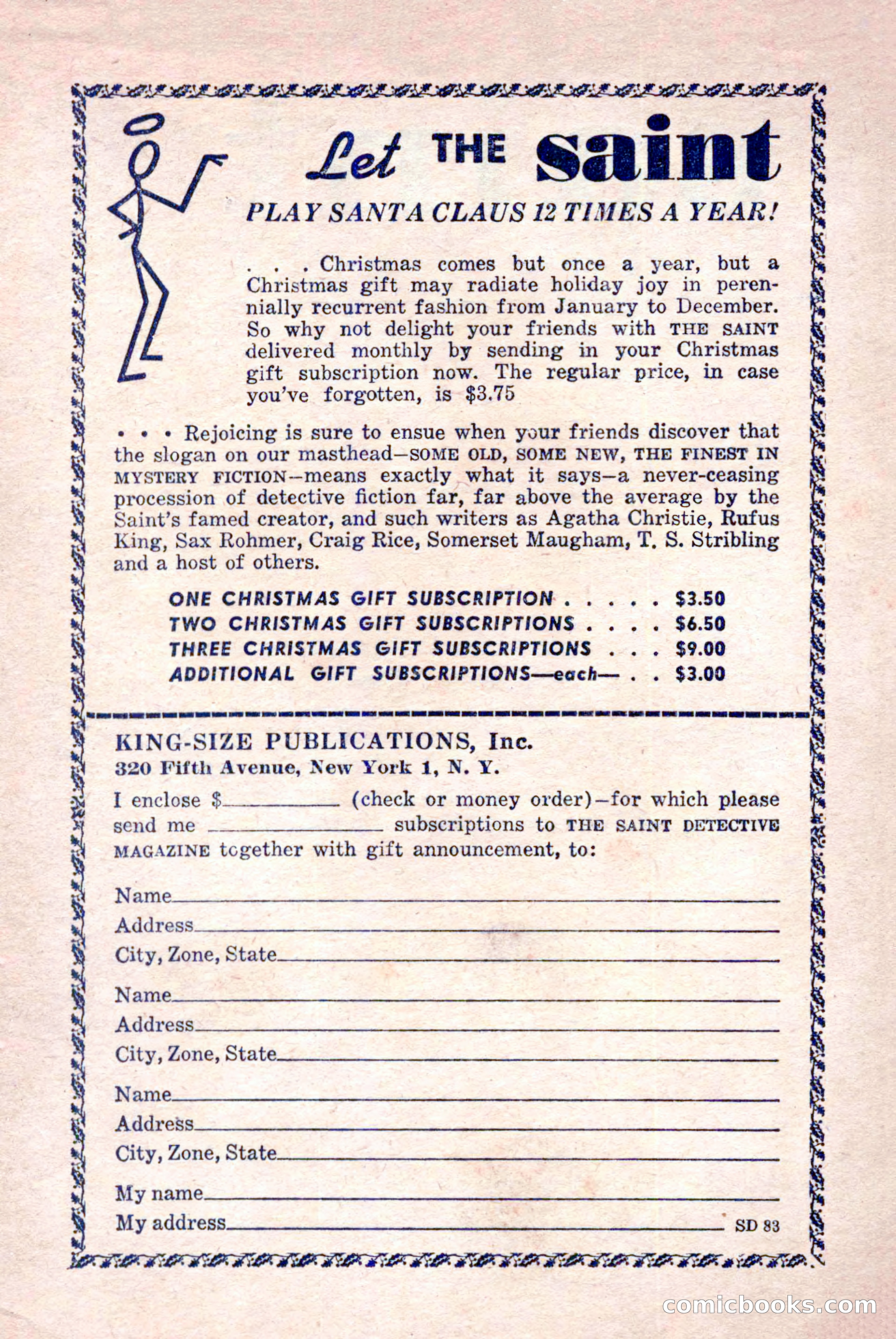The Saint Detective Magazine, March 1958 — page 3 of 132