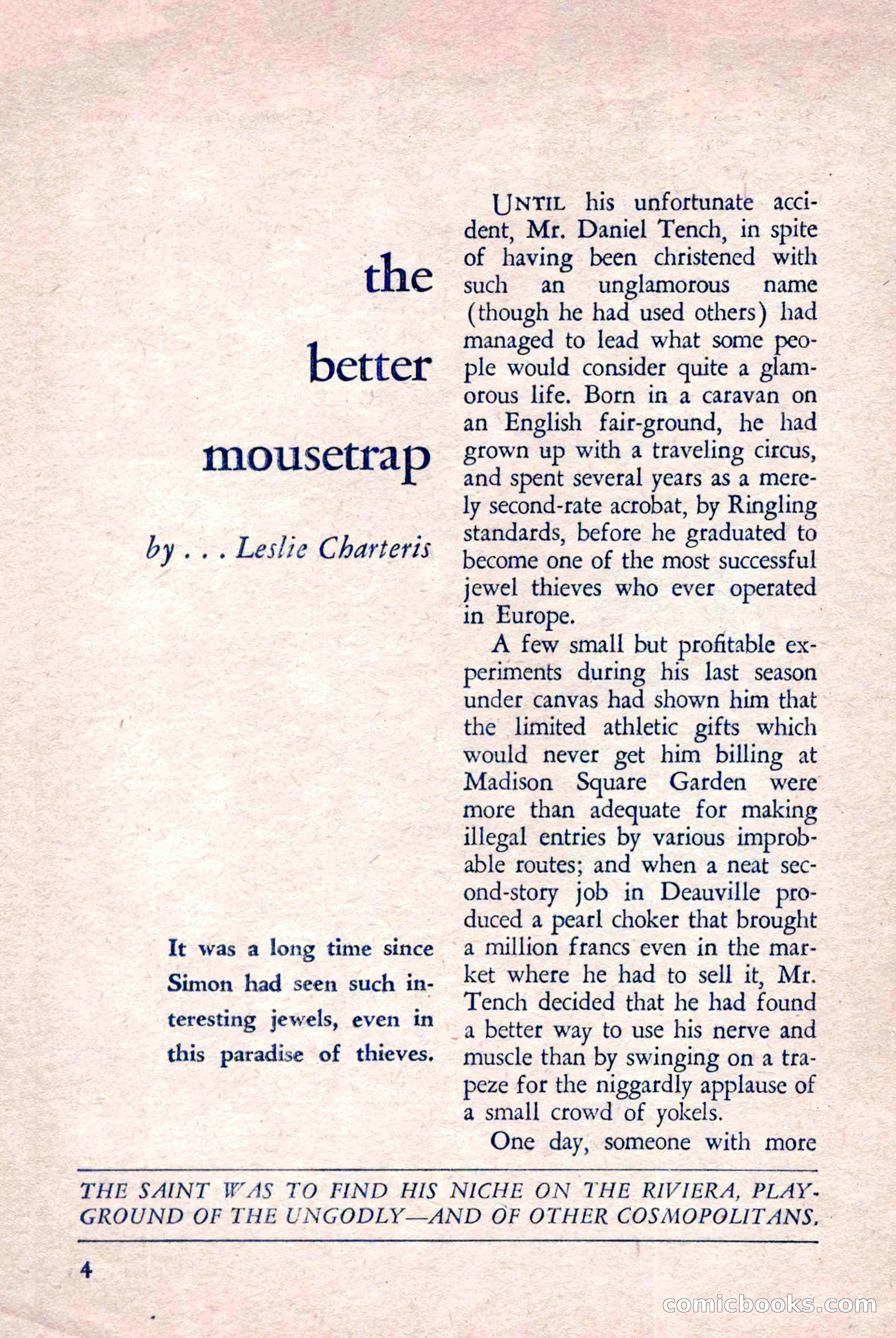 The Saint Detective Magazine, March 1958 — page 6 of 132