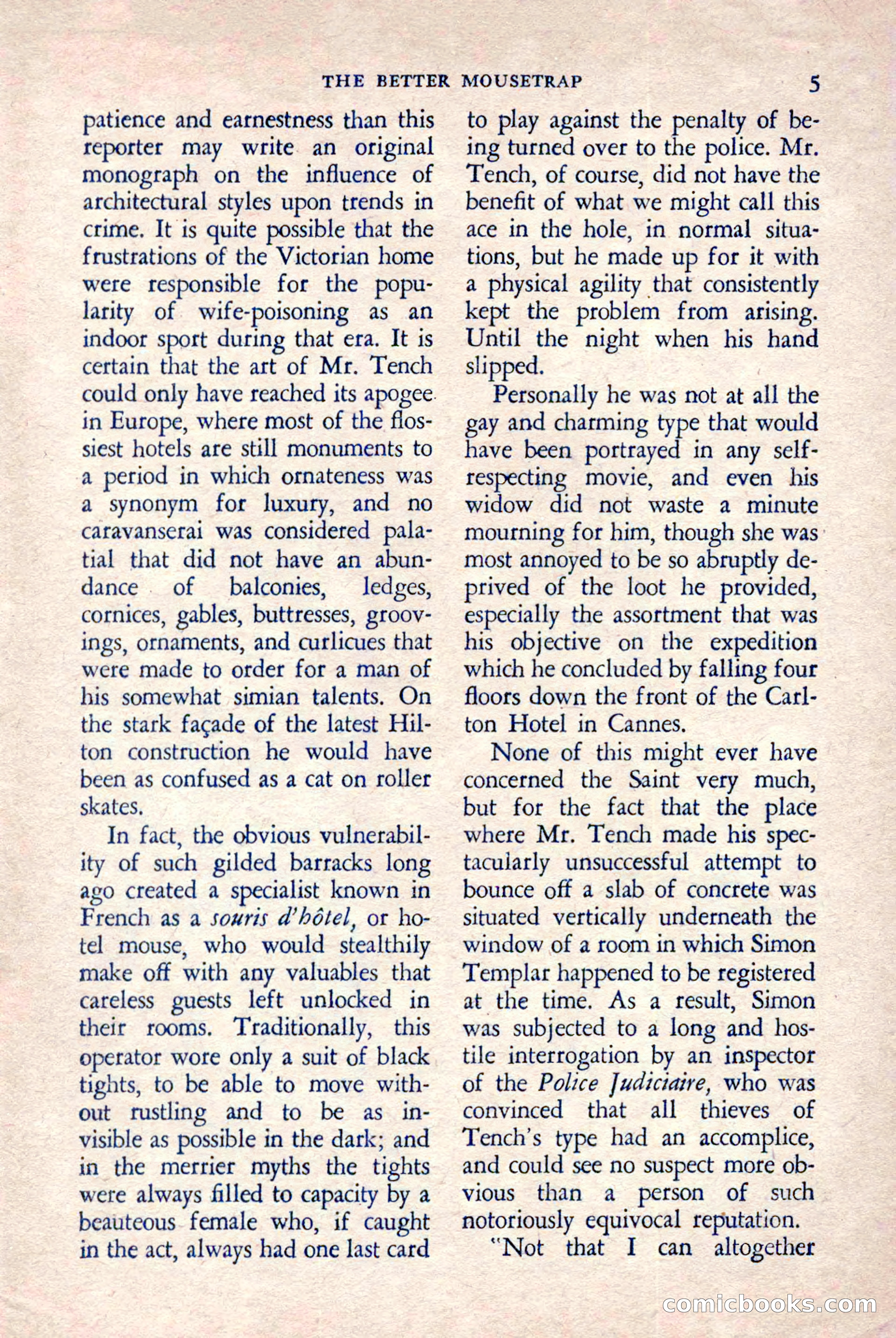 The Saint Detective Magazine, March 1958 — page 7 of 132