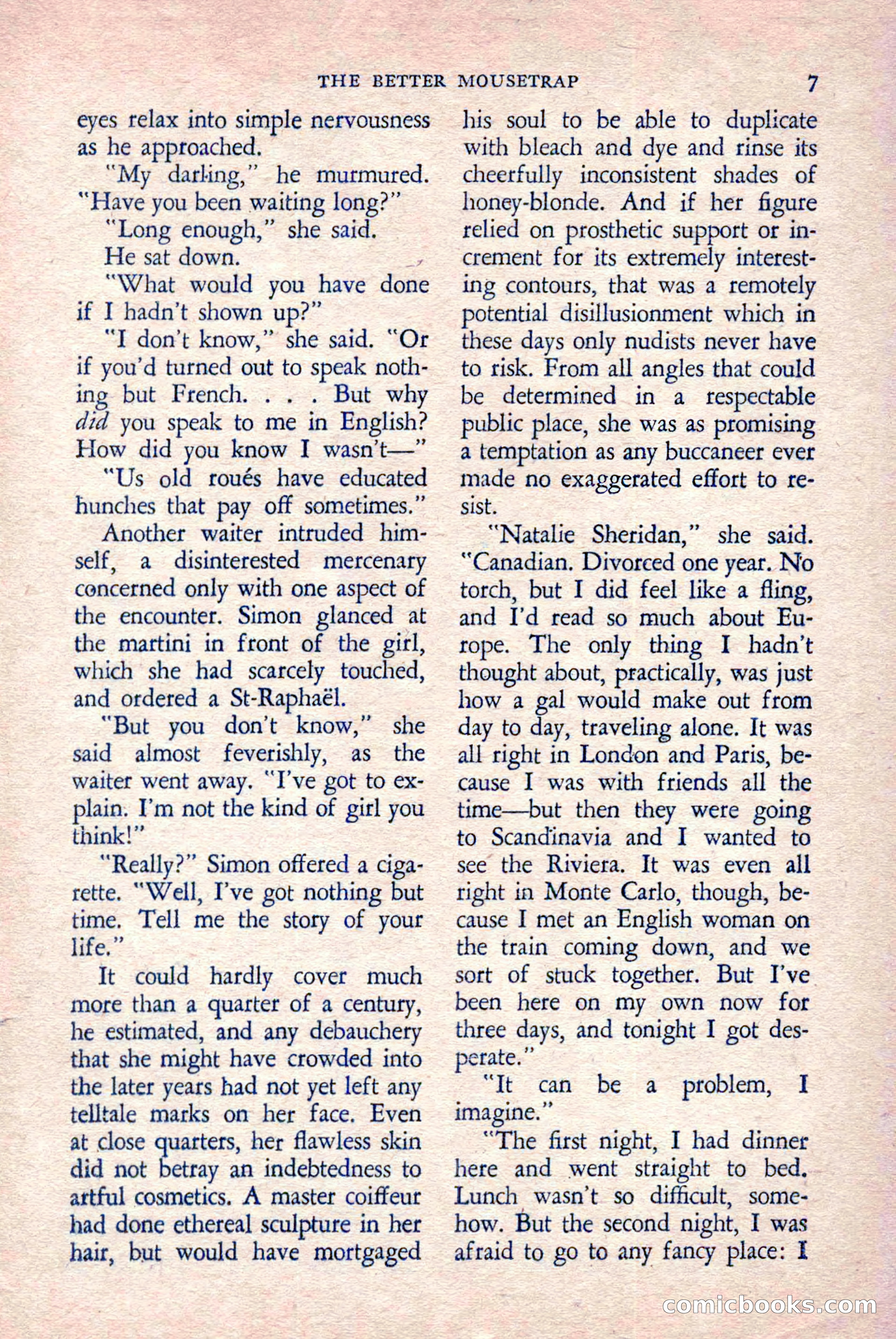 The Saint Detective Magazine, March 1958 — page 9 of 132