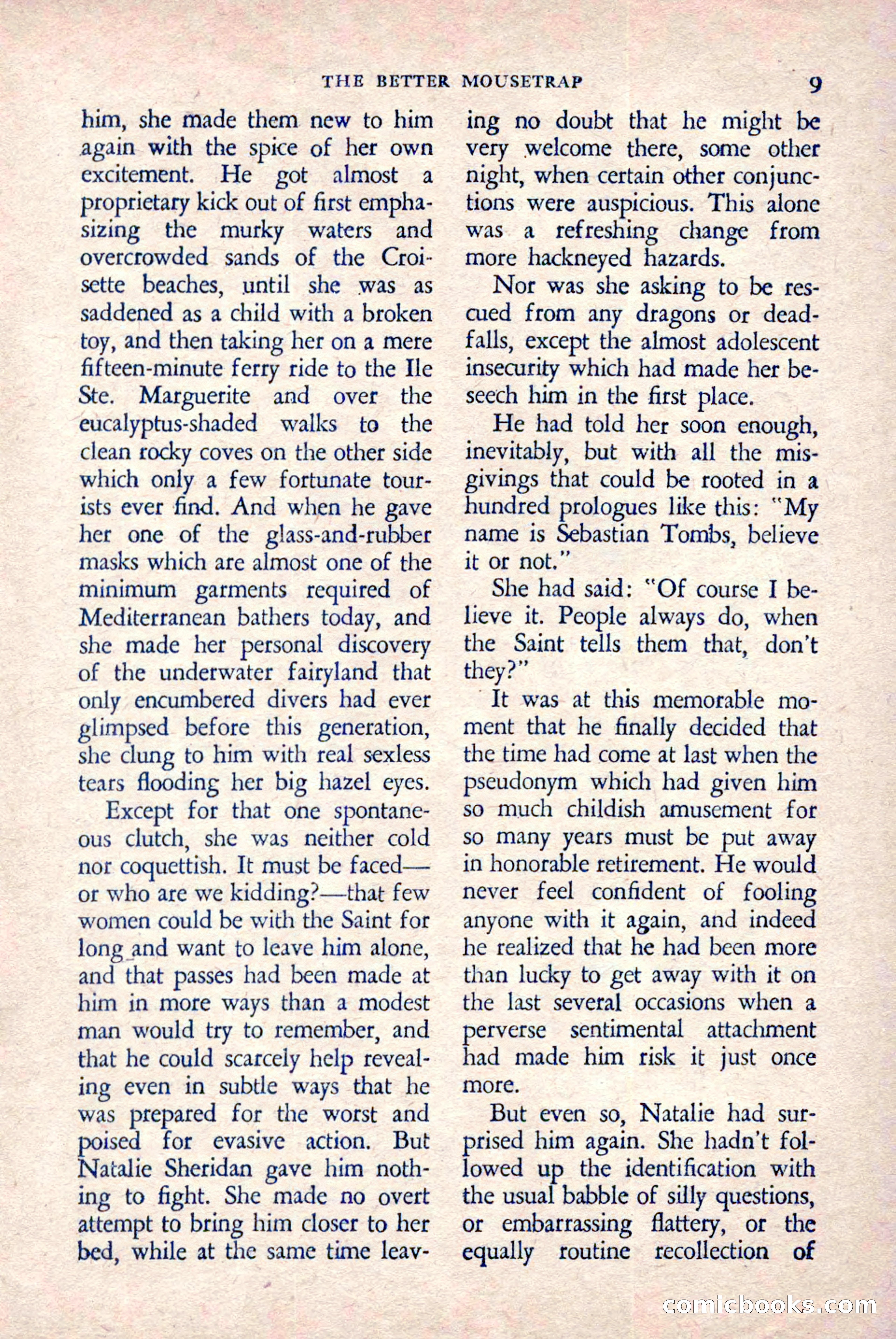 The Saint Detective Magazine, March 1958 — page 11 of 132