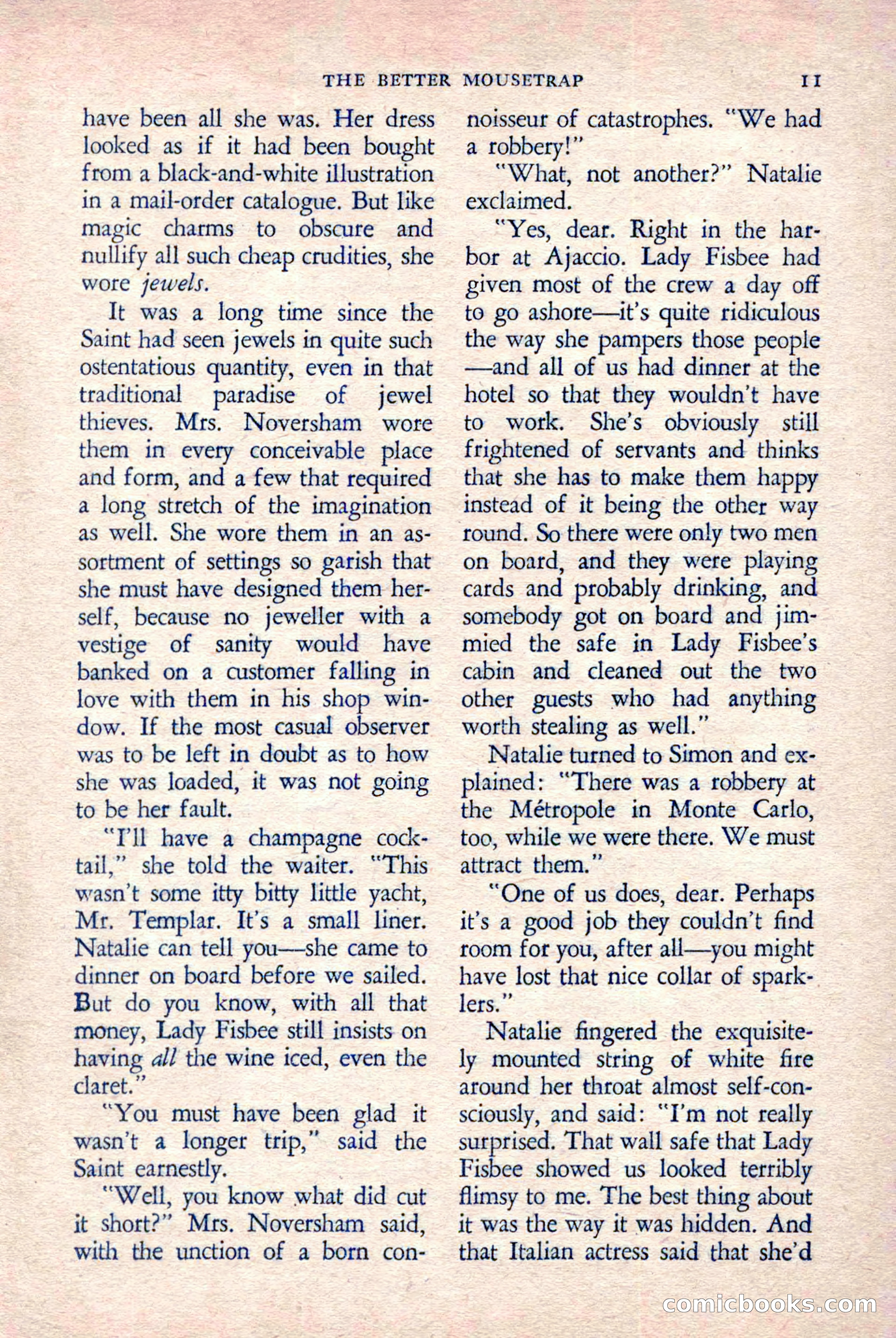 The Saint Detective Magazine, March 1958 — page 13 of 132