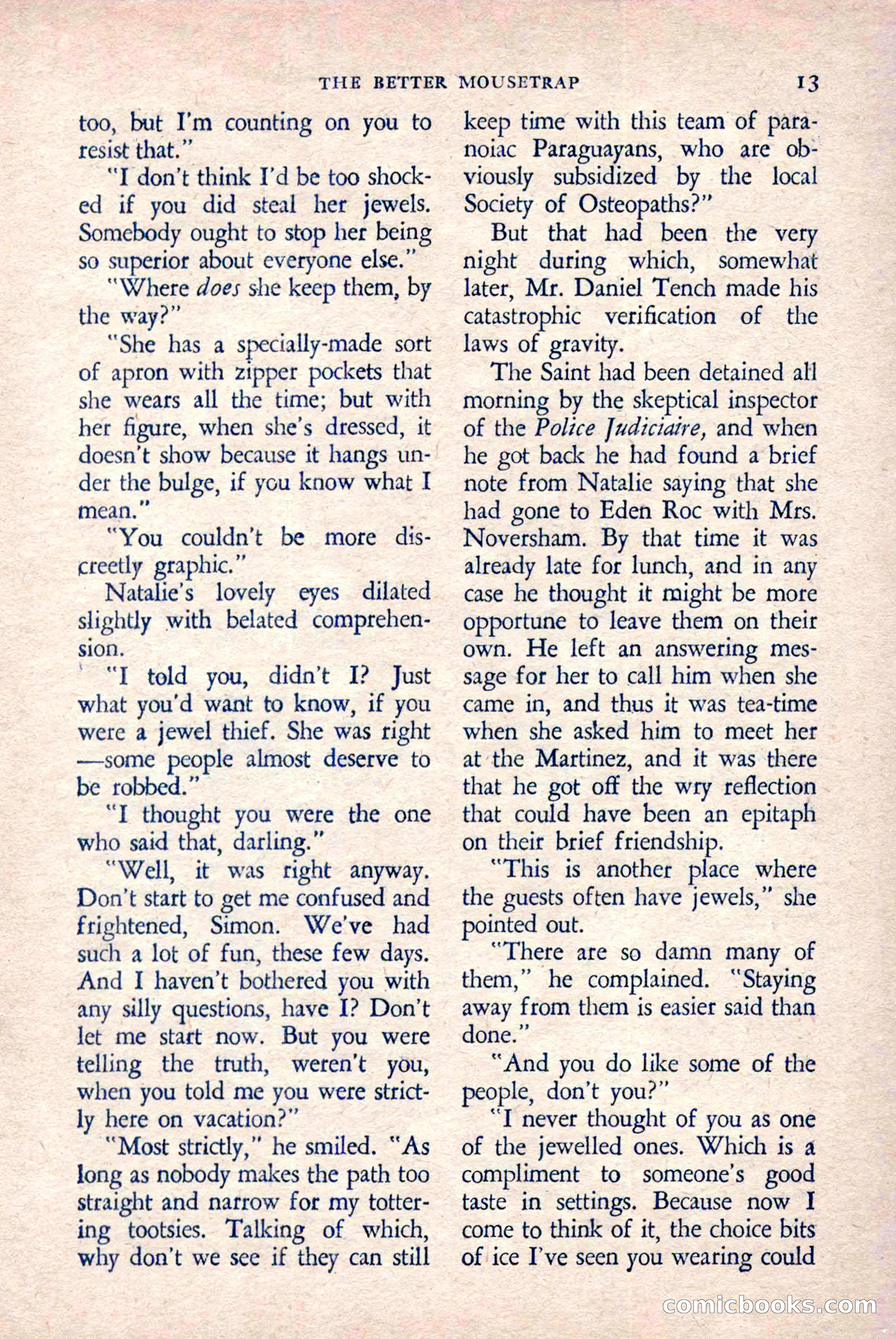 The Saint Detective Magazine, March 1958 — page 15 of 132