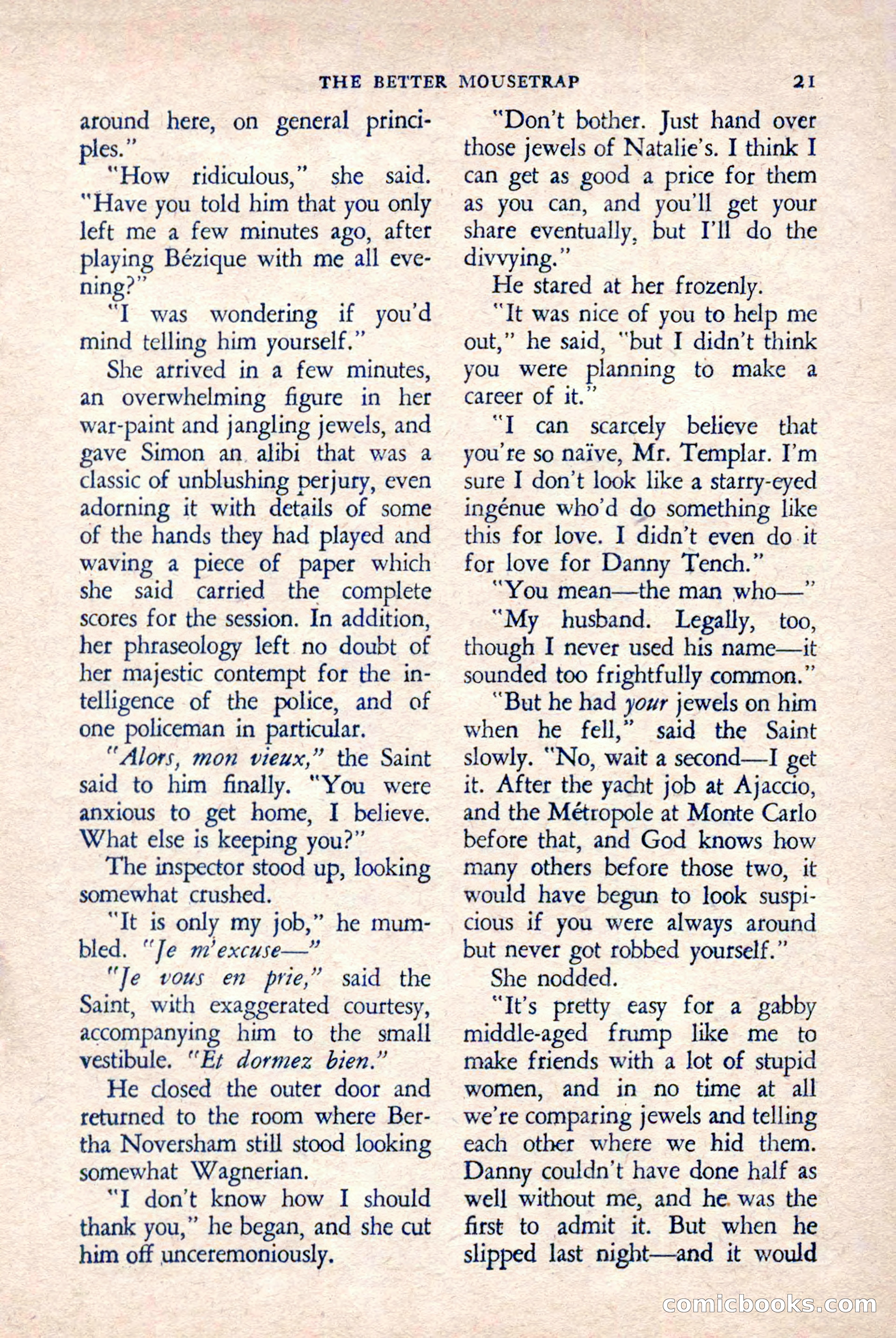The Saint Detective Magazine, March 1958 — page 23 of 132