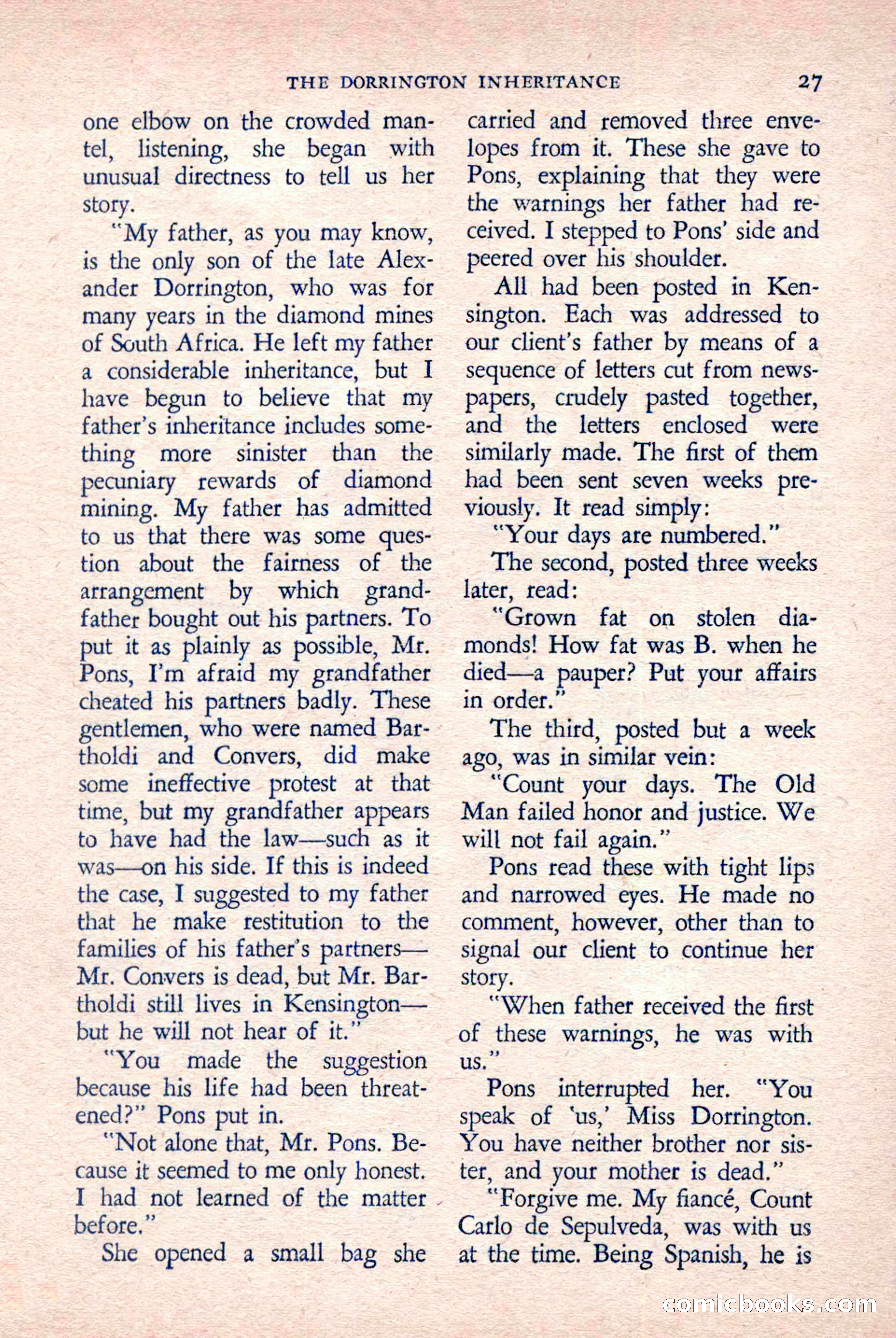 The Saint Detective Magazine, March 1958 — page 29 of 132