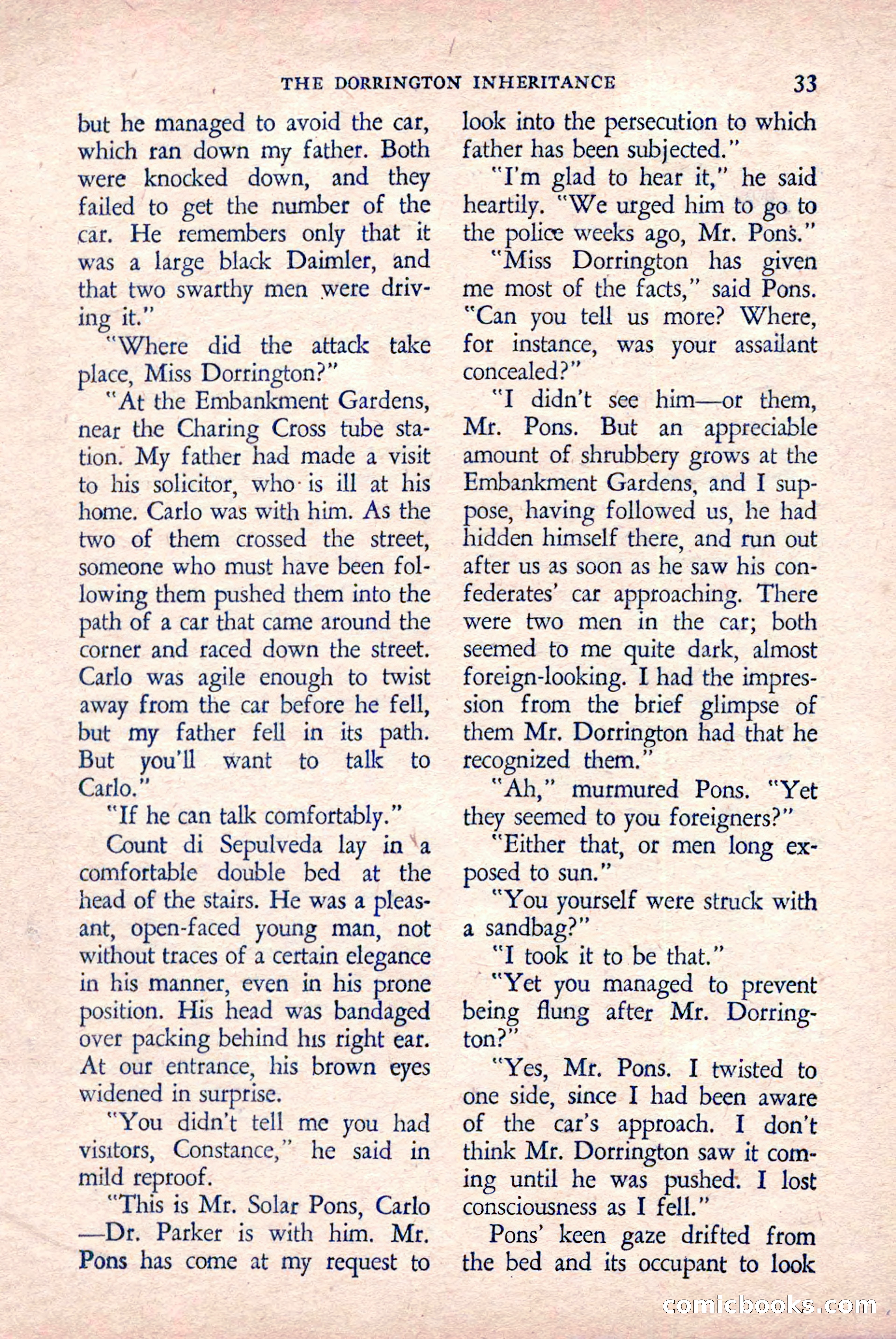 The Saint Detective Magazine, March 1958 — page 35 of 132